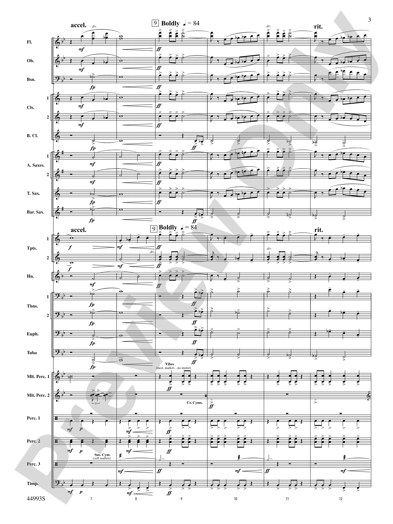 Atlas: Concert Band Conductor Score & Parts