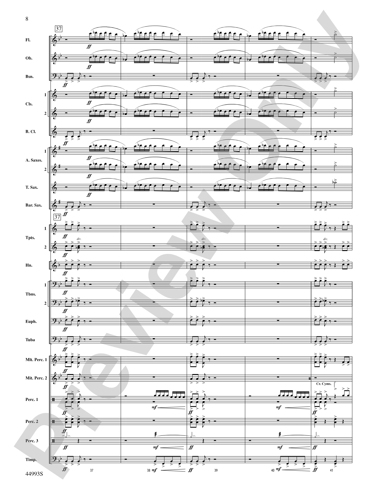 Atlas: Concert Band Conductor Score & Parts