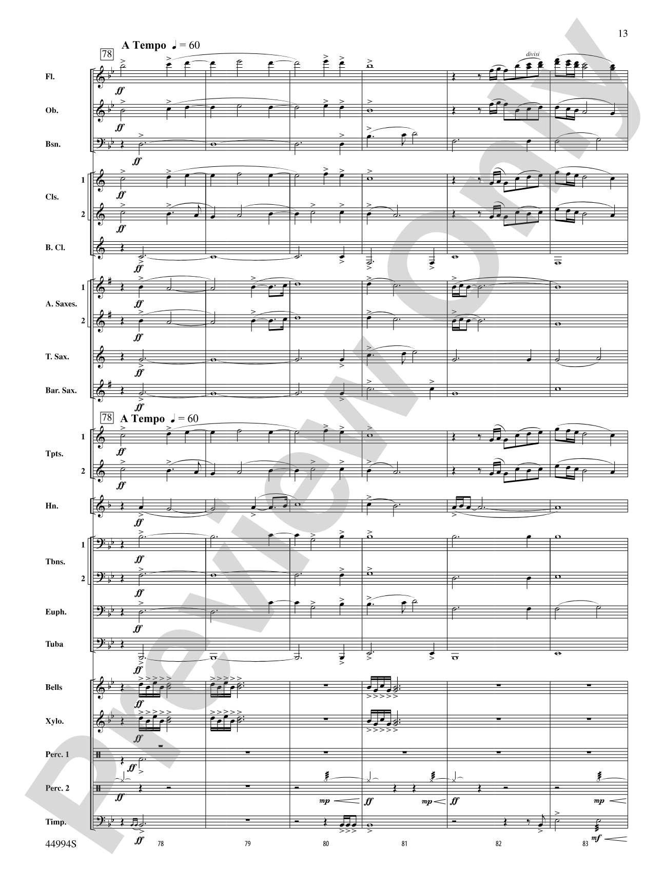 In tantum lux: Concert Band Conductor Score & Parts