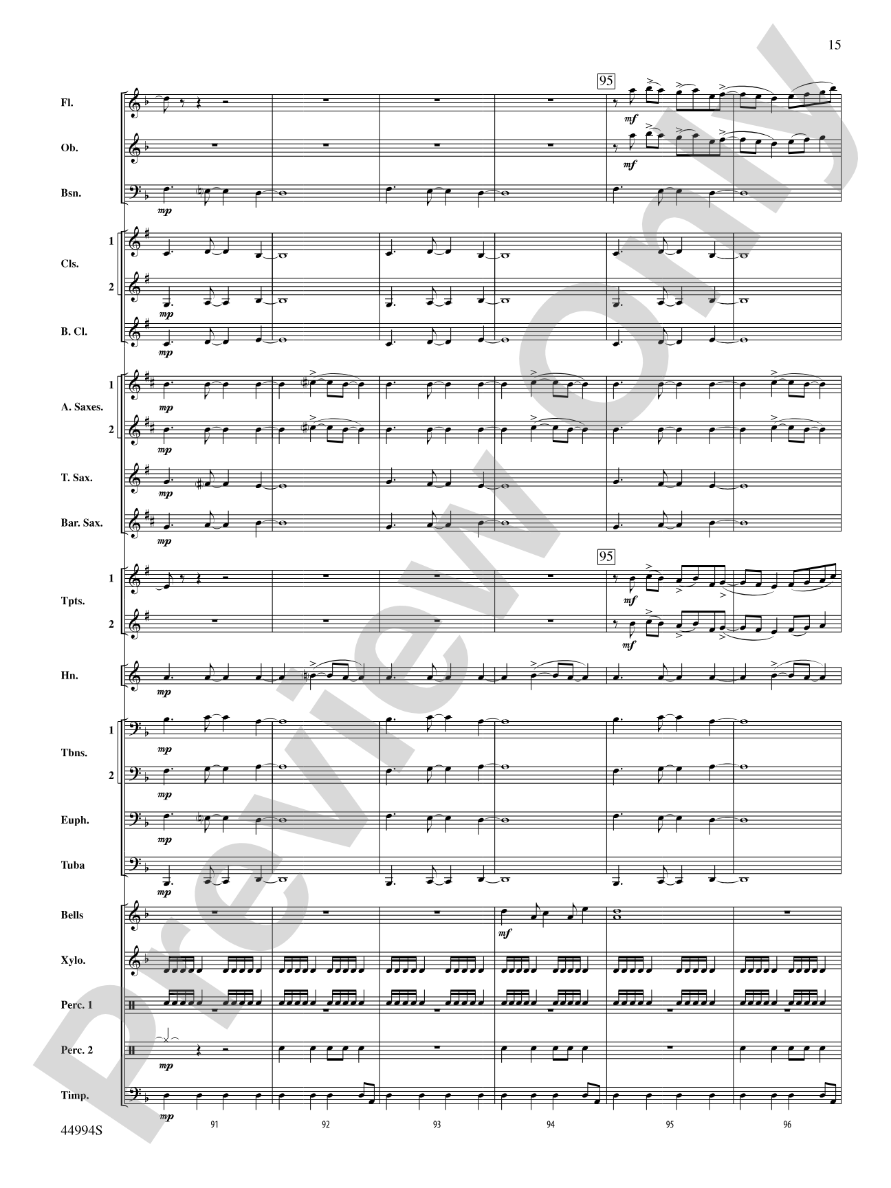 In tantum lux: Concert Band Conductor Score & Parts