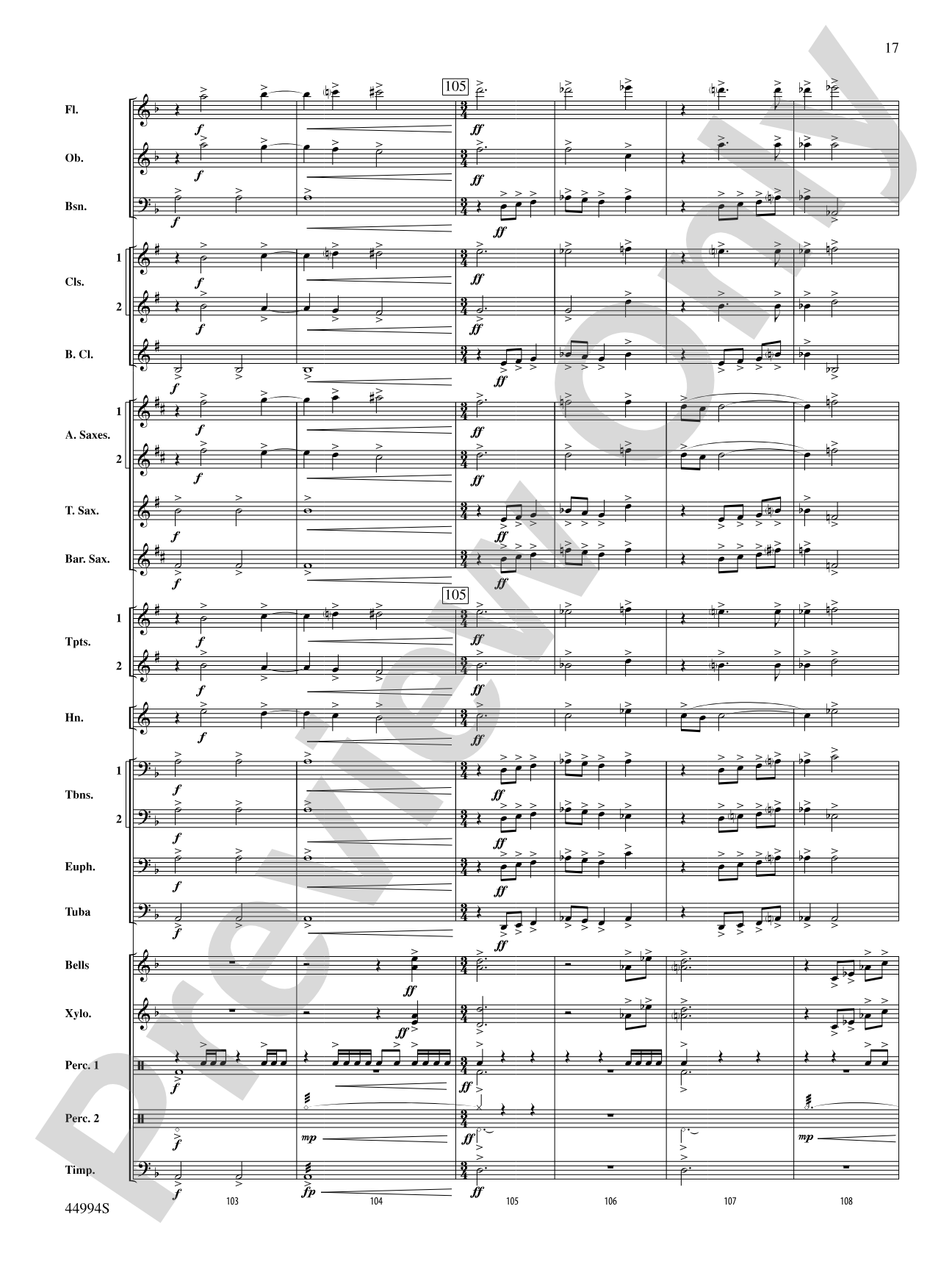 In tantum lux: Concert Band Conductor Score & Parts
