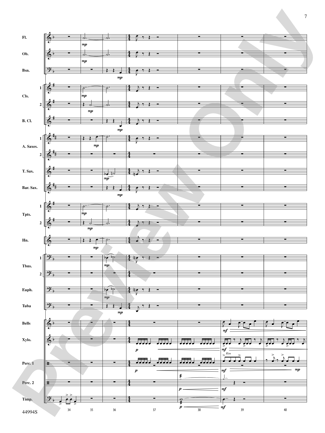 In tantum lux: Concert Band Conductor Score & Parts