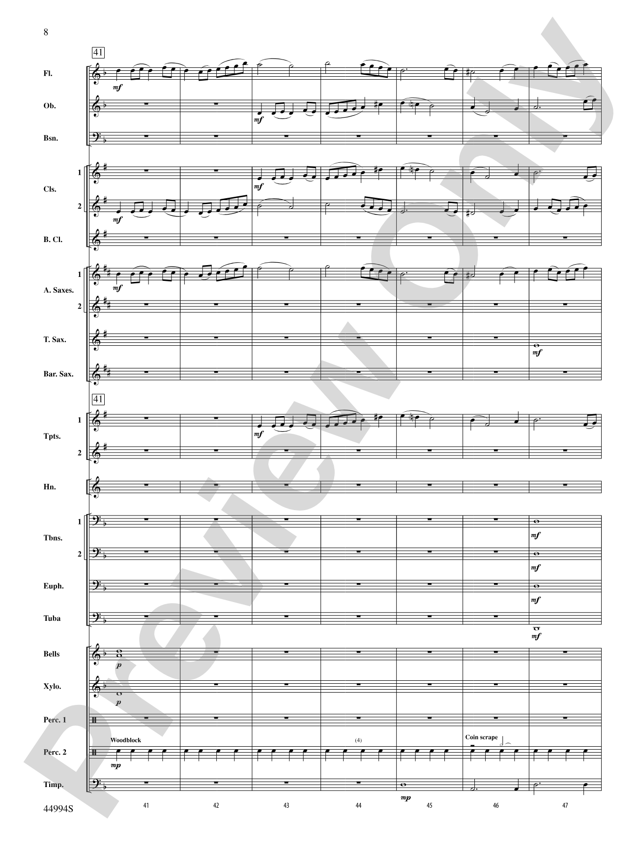 In tantum lux: Concert Band Conductor Score & Parts
