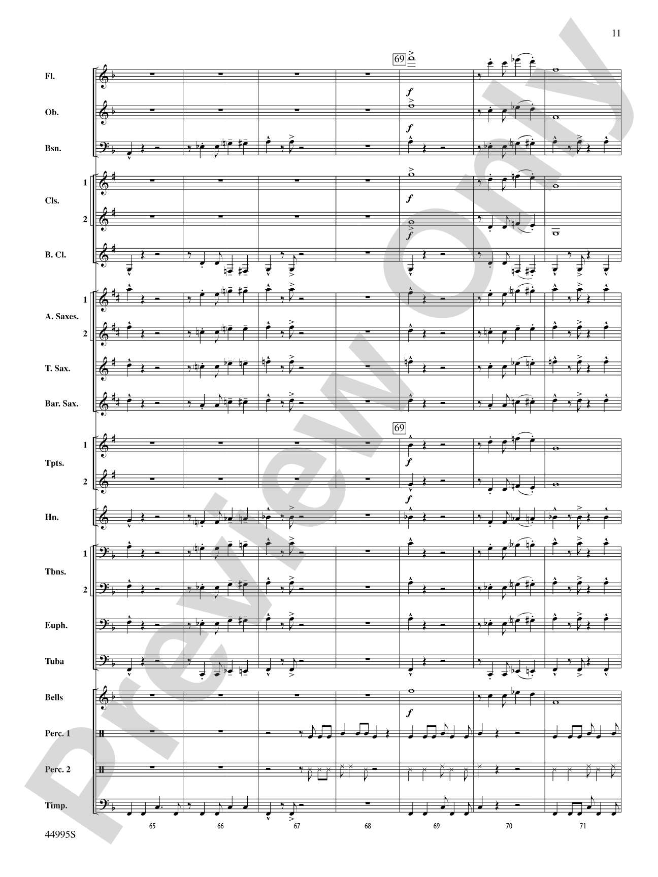 Djembe Laya: Concert Band Conductor Score & Parts
