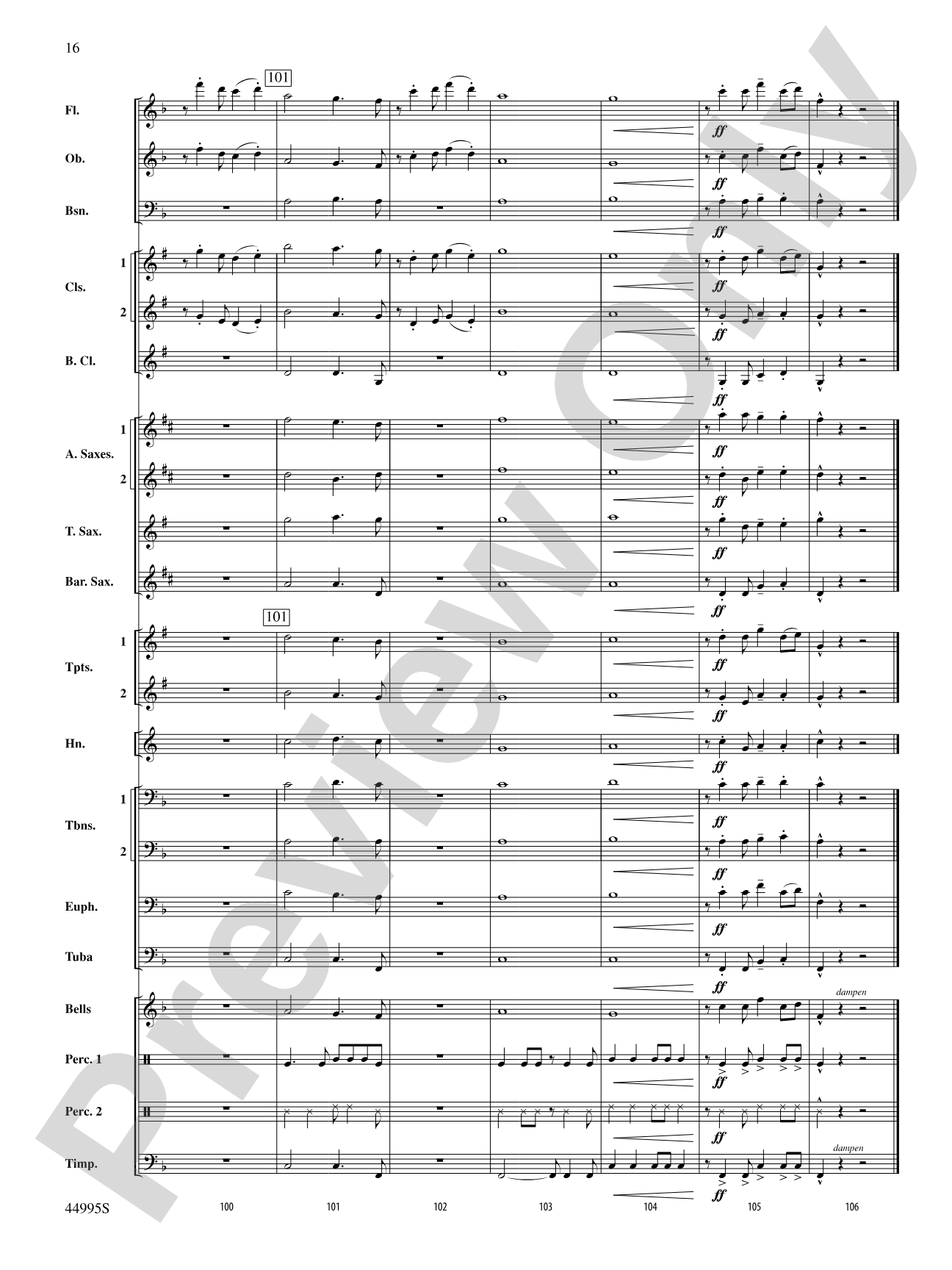 Djembe Laya: Concert Band Conductor Score & Parts