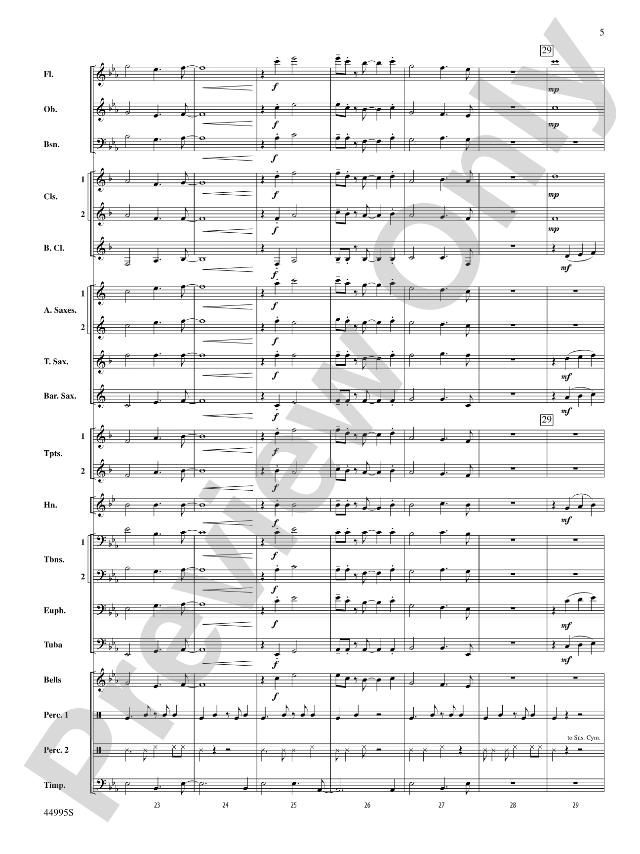 Djembe Laya: Concert Band Conductor Score & Parts