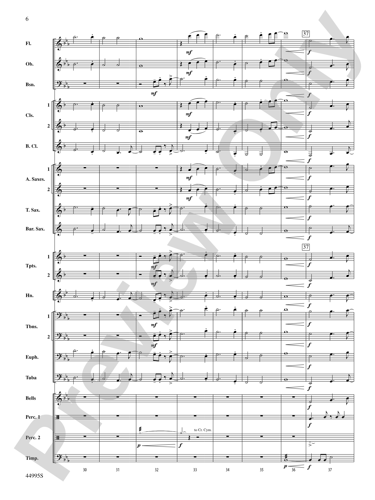 Djembe Laya: Concert Band Conductor Score & Parts