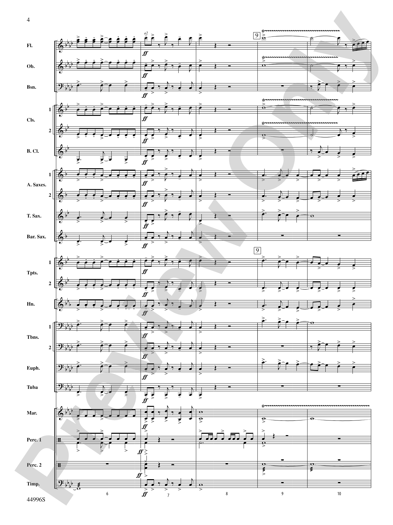 Race Car: Concert Band Conductor Score & Parts