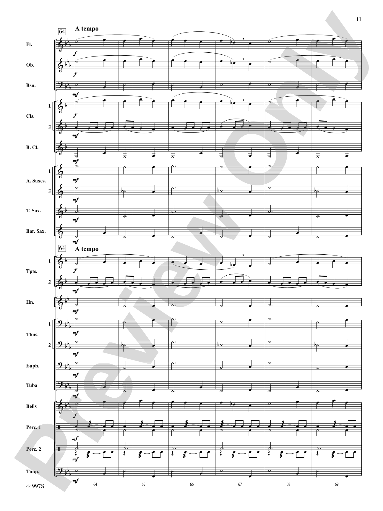 Pinwheels: Concert Band Conductor Score & Parts