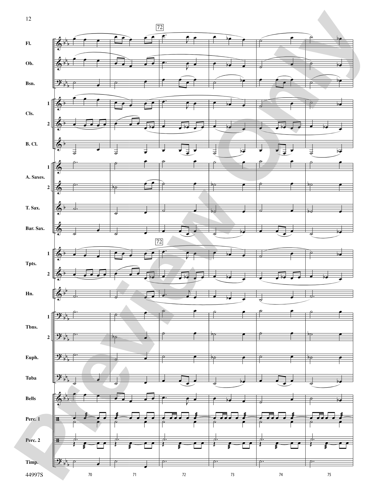 Pinwheels: Concert Band Conductor Score & Parts