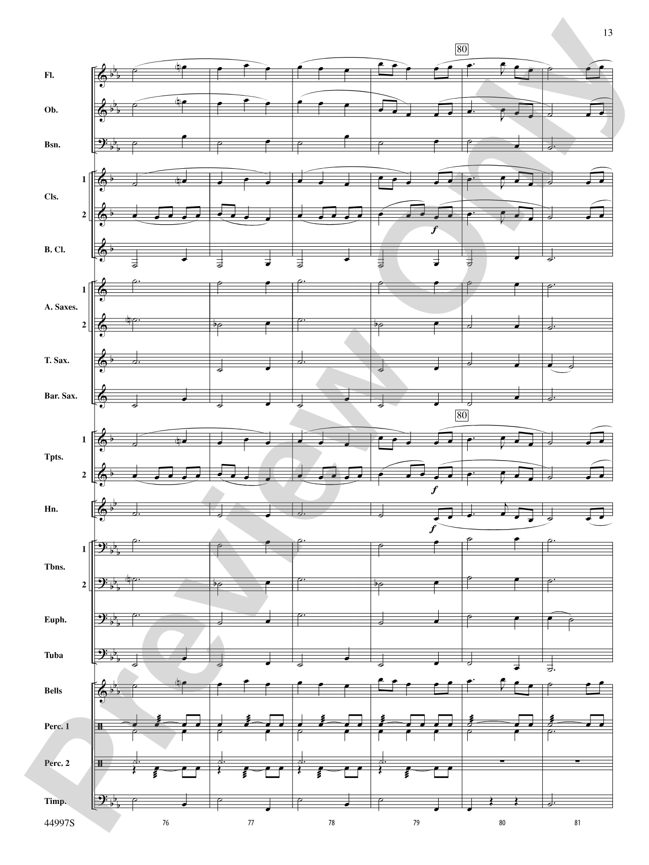 Pinwheels: Concert Band Conductor Score & Parts