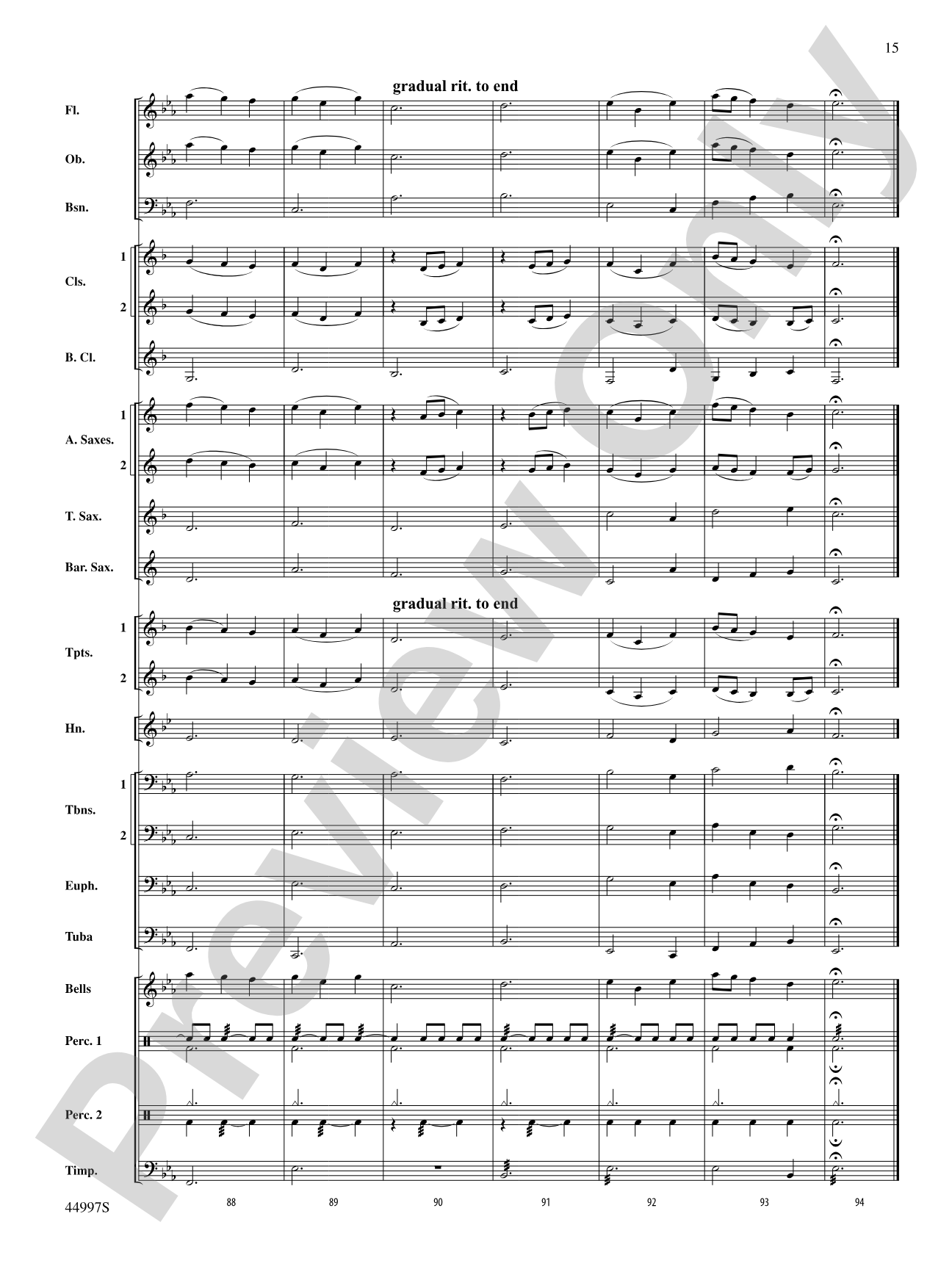 Pinwheels: Concert Band Conductor Score & Parts
