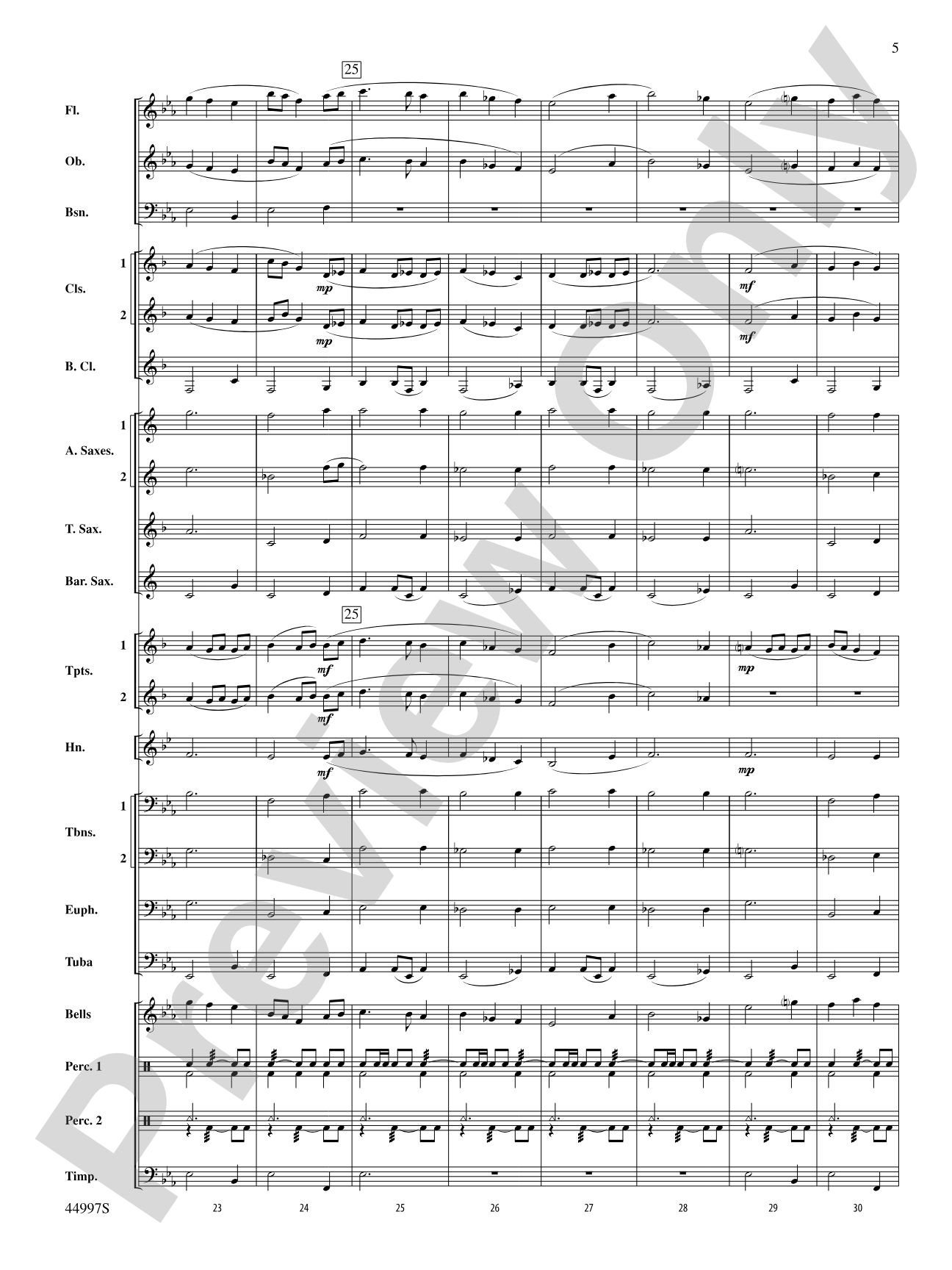 Pinwheels: Concert Band Conductor Score & Parts