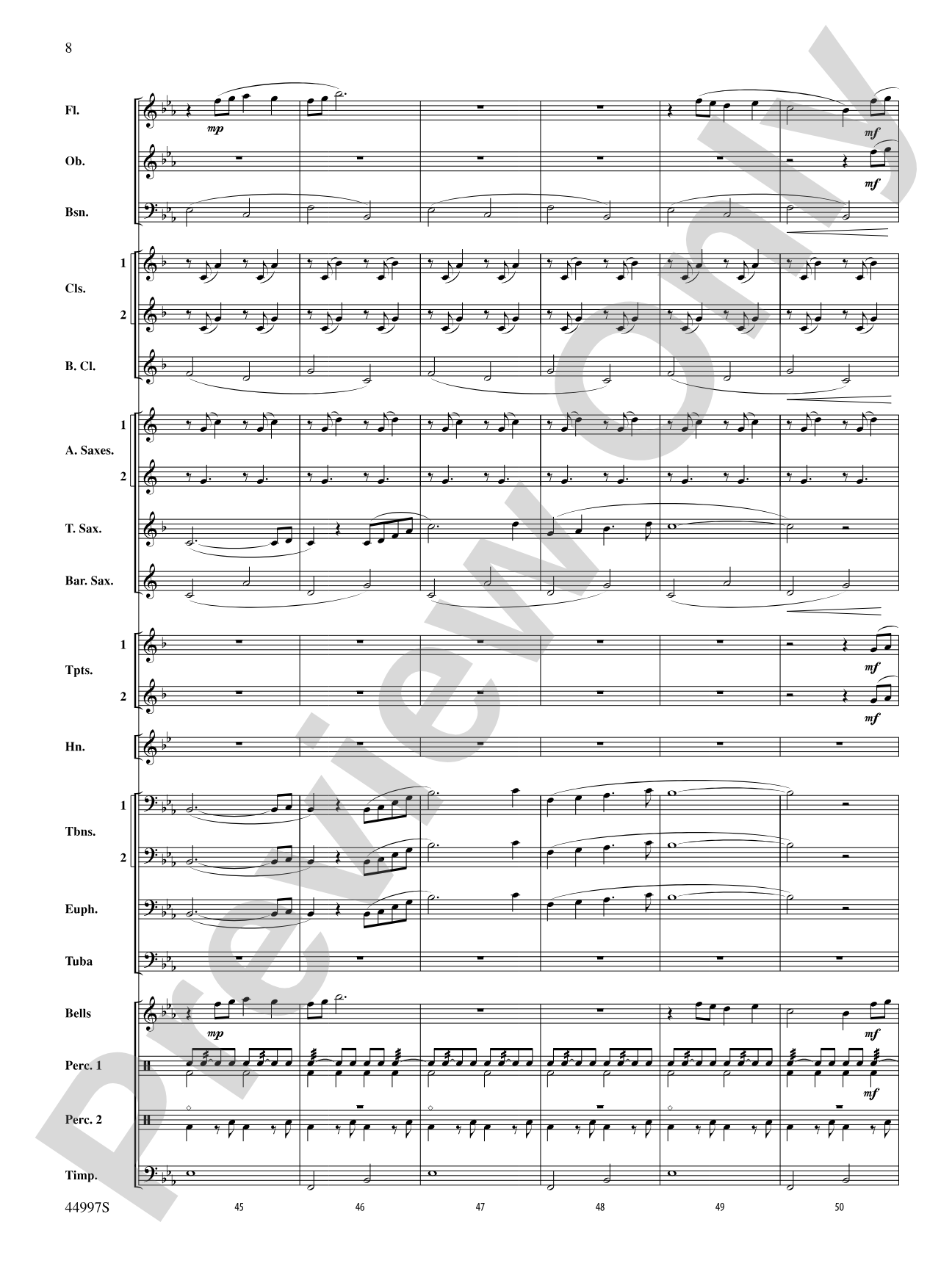Pinwheels: Concert Band Conductor Score & Parts
