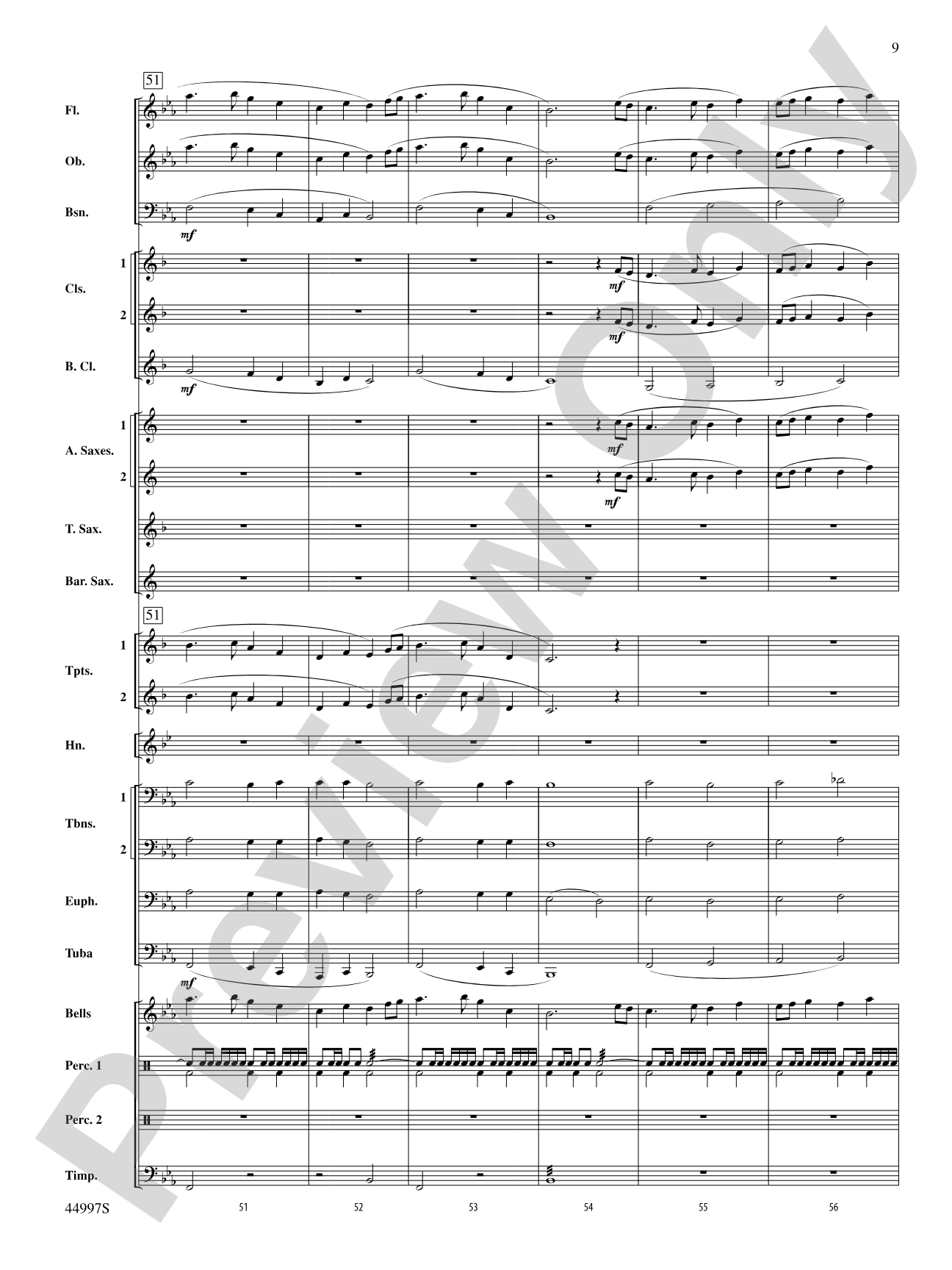 Pinwheels: Concert Band Conductor Score & Parts
