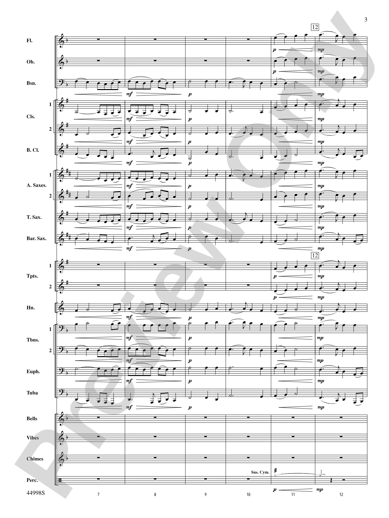 Ave Maria: Concert Band Conductor Score & Parts