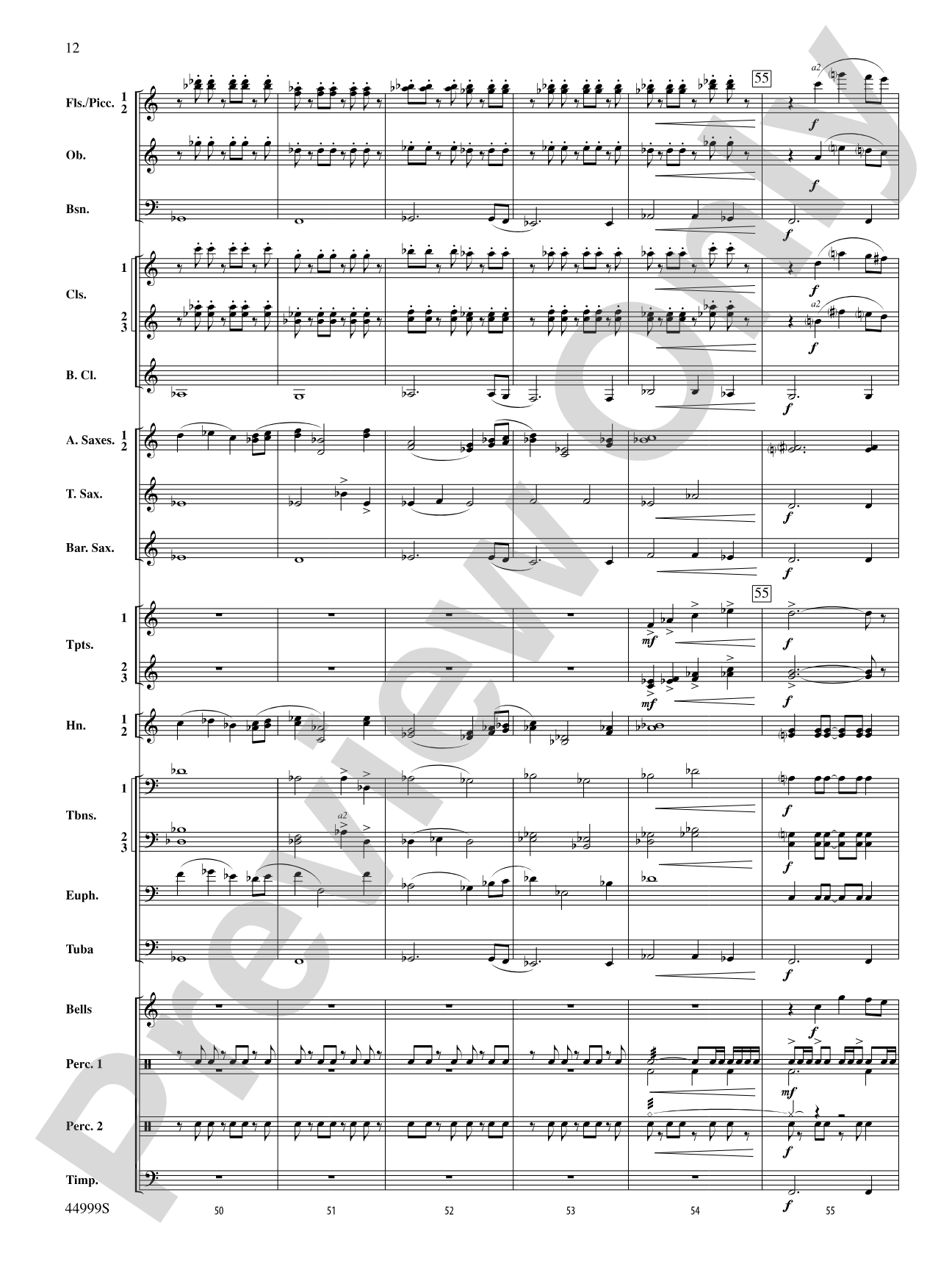 Piedmont Festival Overture: Concert Band Conductor Score & Parts