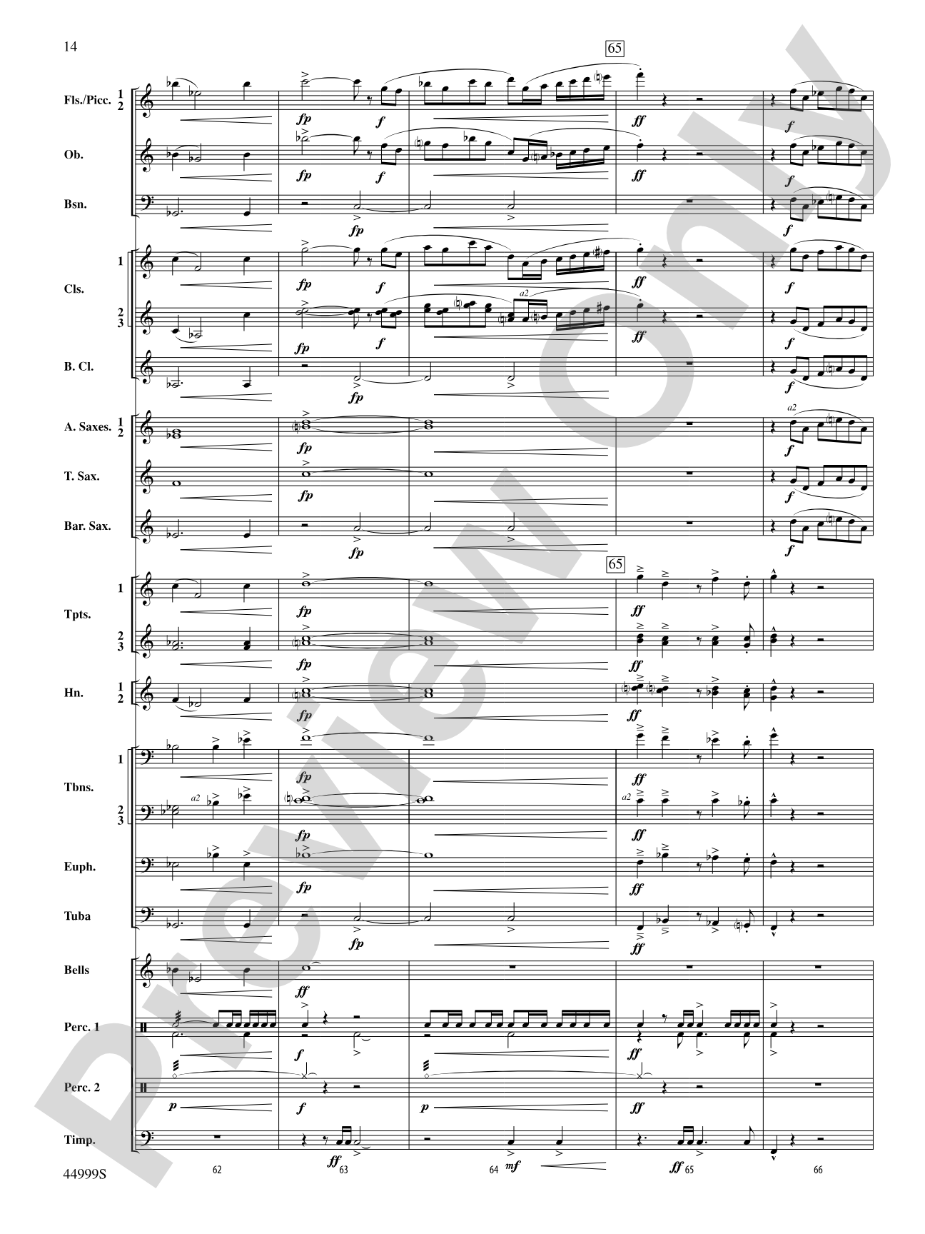 Piedmont Festival Overture: Concert Band Conductor Score & Parts