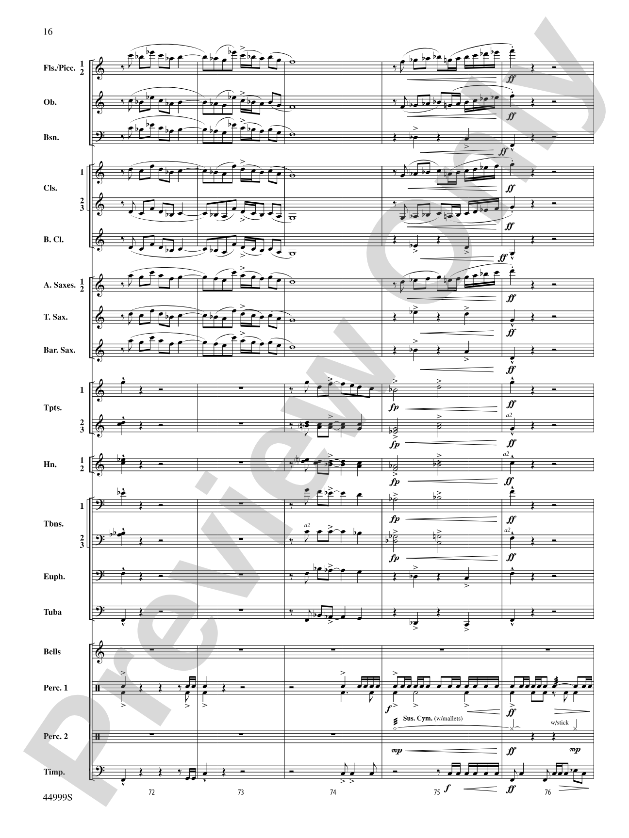 Piedmont Festival Overture: Concert Band Conductor Score & Parts