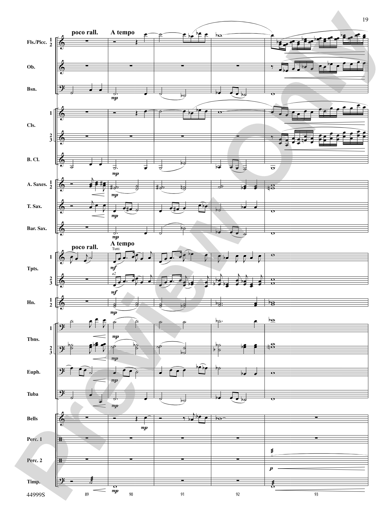 Piedmont Festival Overture: Concert Band Conductor Score & Parts