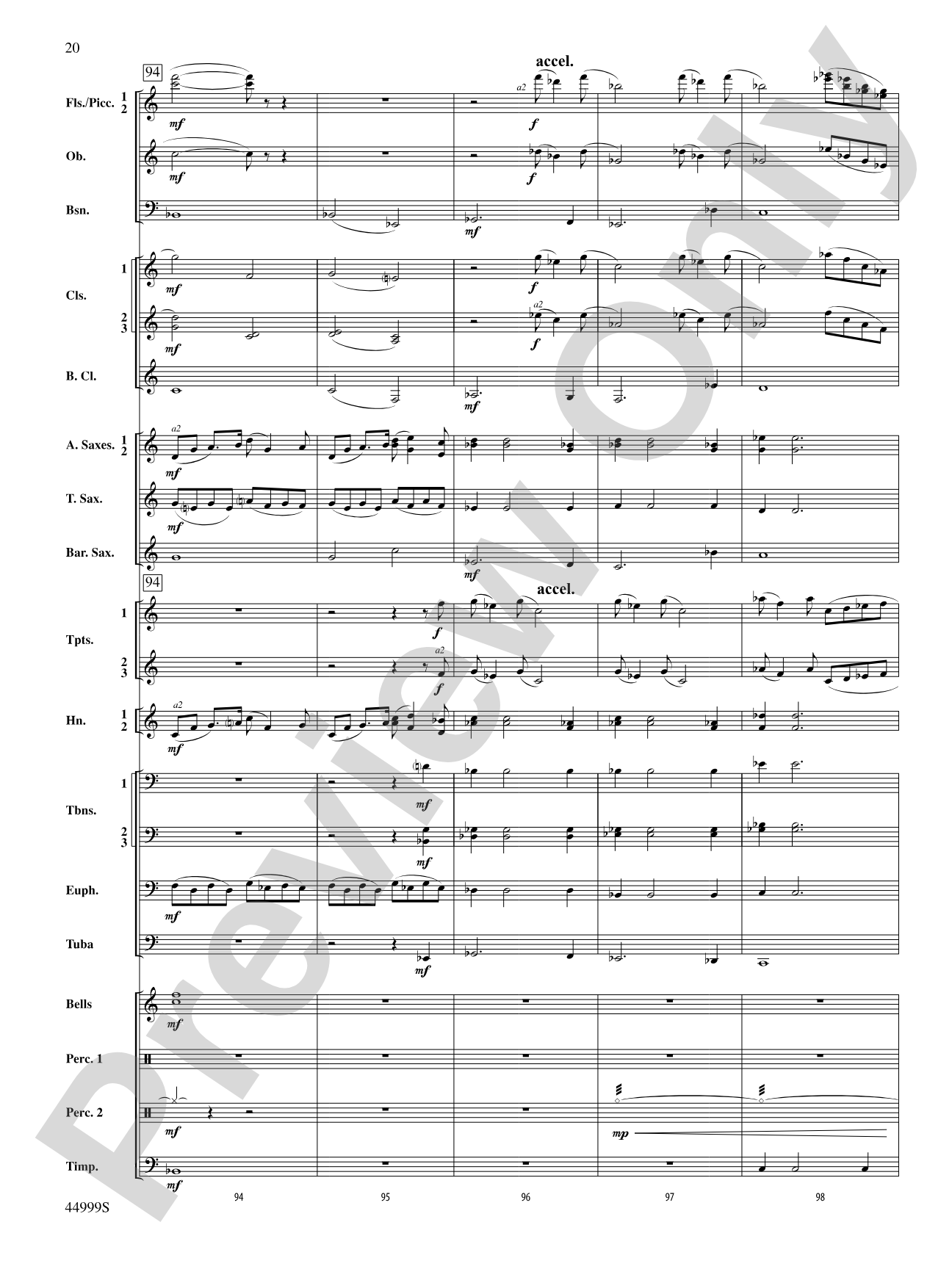 Piedmont Festival Overture: Concert Band Conductor Score & Parts