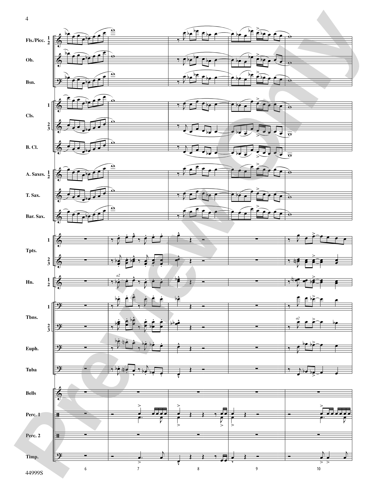 Piedmont Festival Overture: Concert Band Conductor Score & Parts