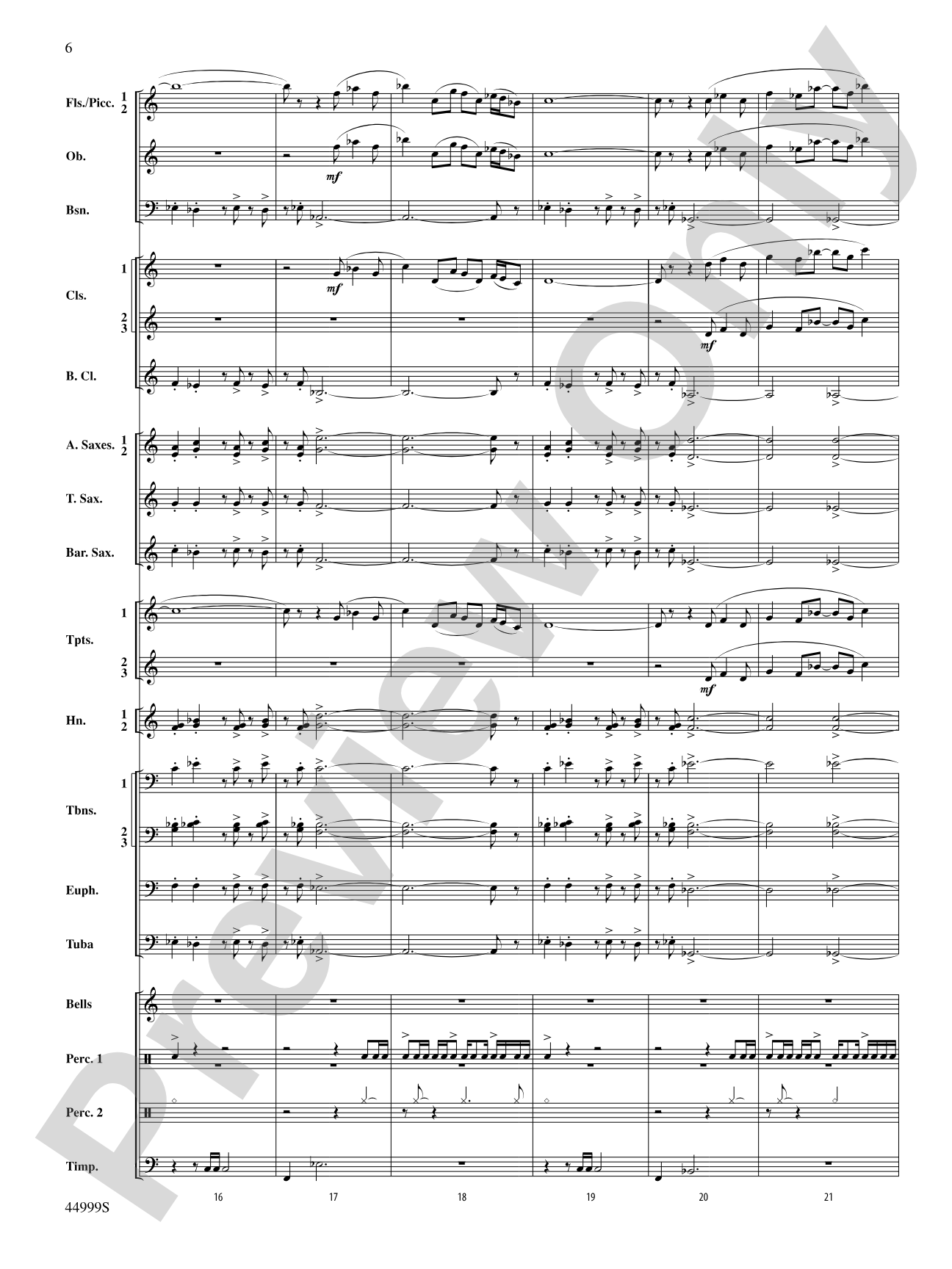 Piedmont Festival Overture: Concert Band Conductor Score & Parts
