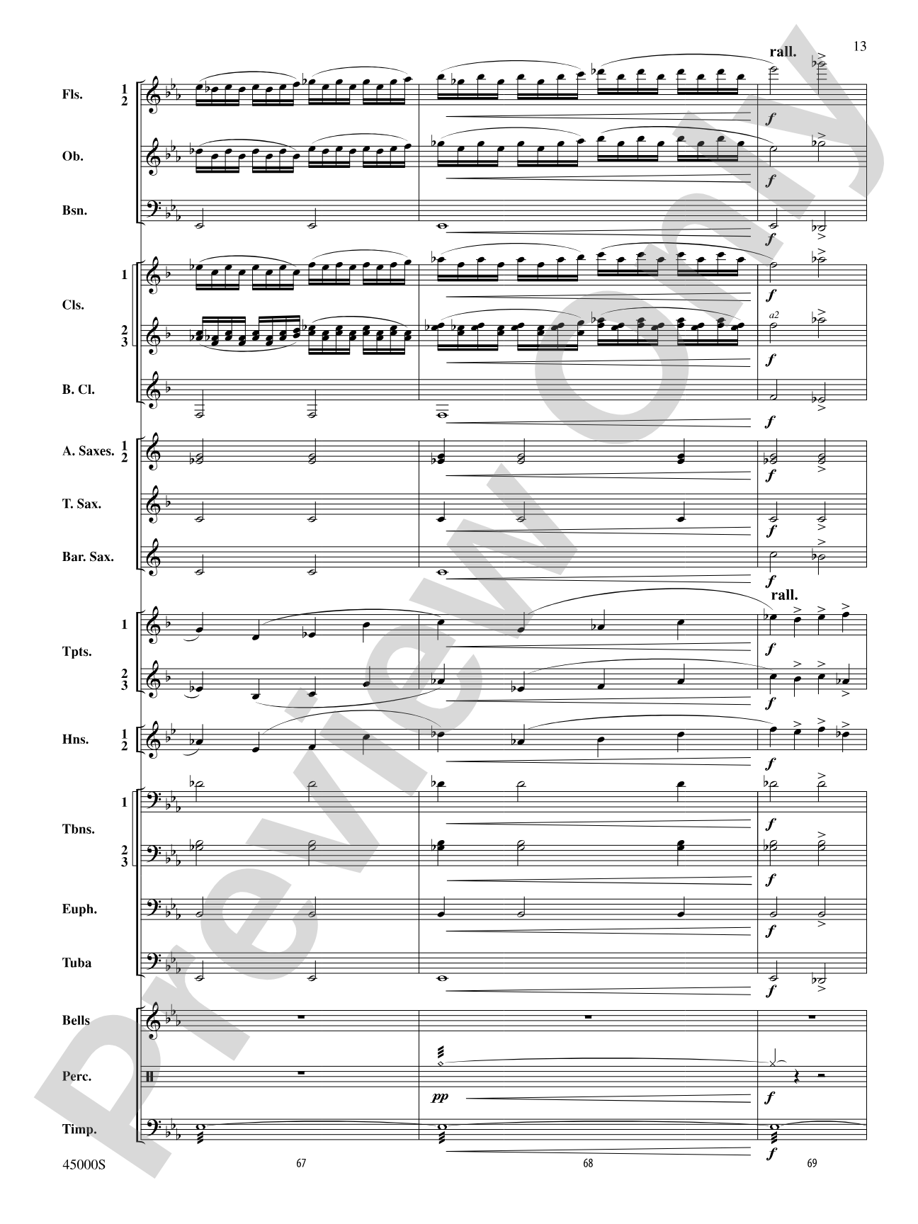 With Every Sunrise: Concert Band Conductor Score & Parts
