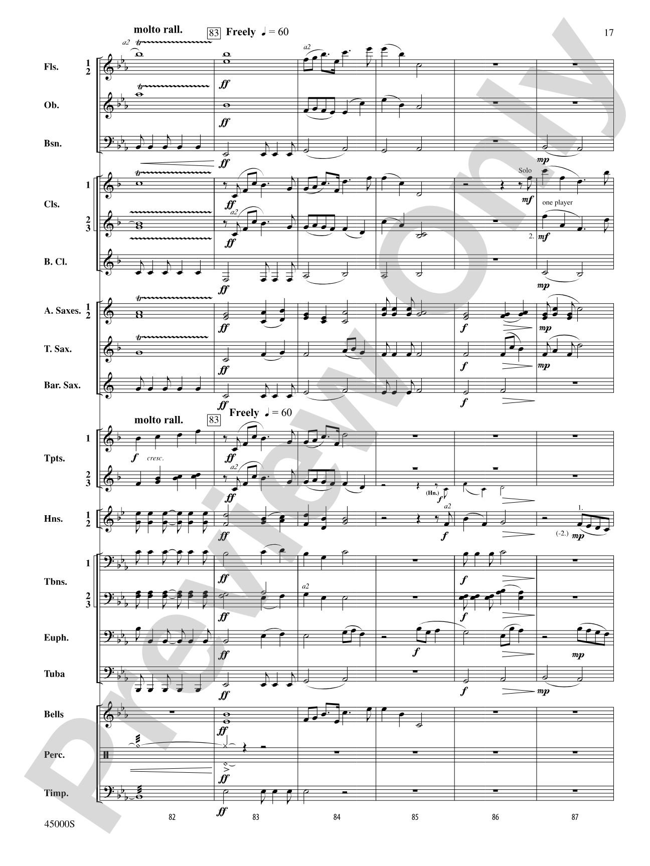 With Every Sunrise: Concert Band Conductor Score & Parts