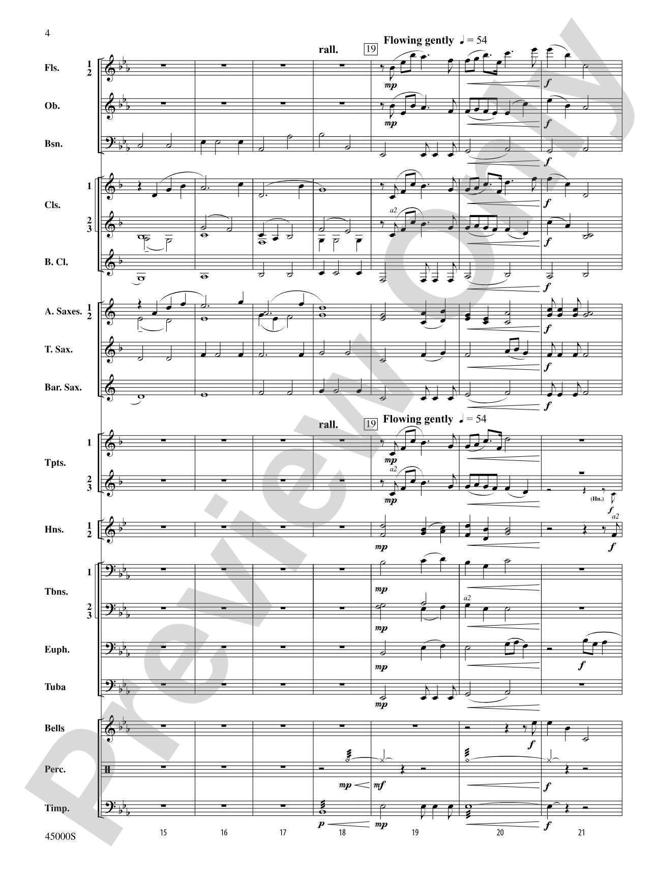 With Every Sunrise: Concert Band Conductor Score & Parts