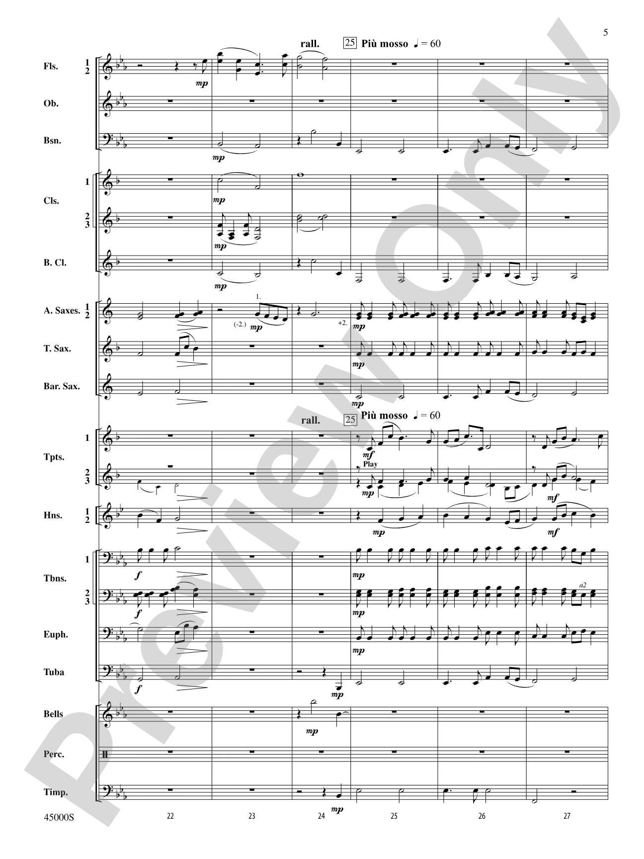 With Every Sunrise: Concert Band Conductor Score & Parts