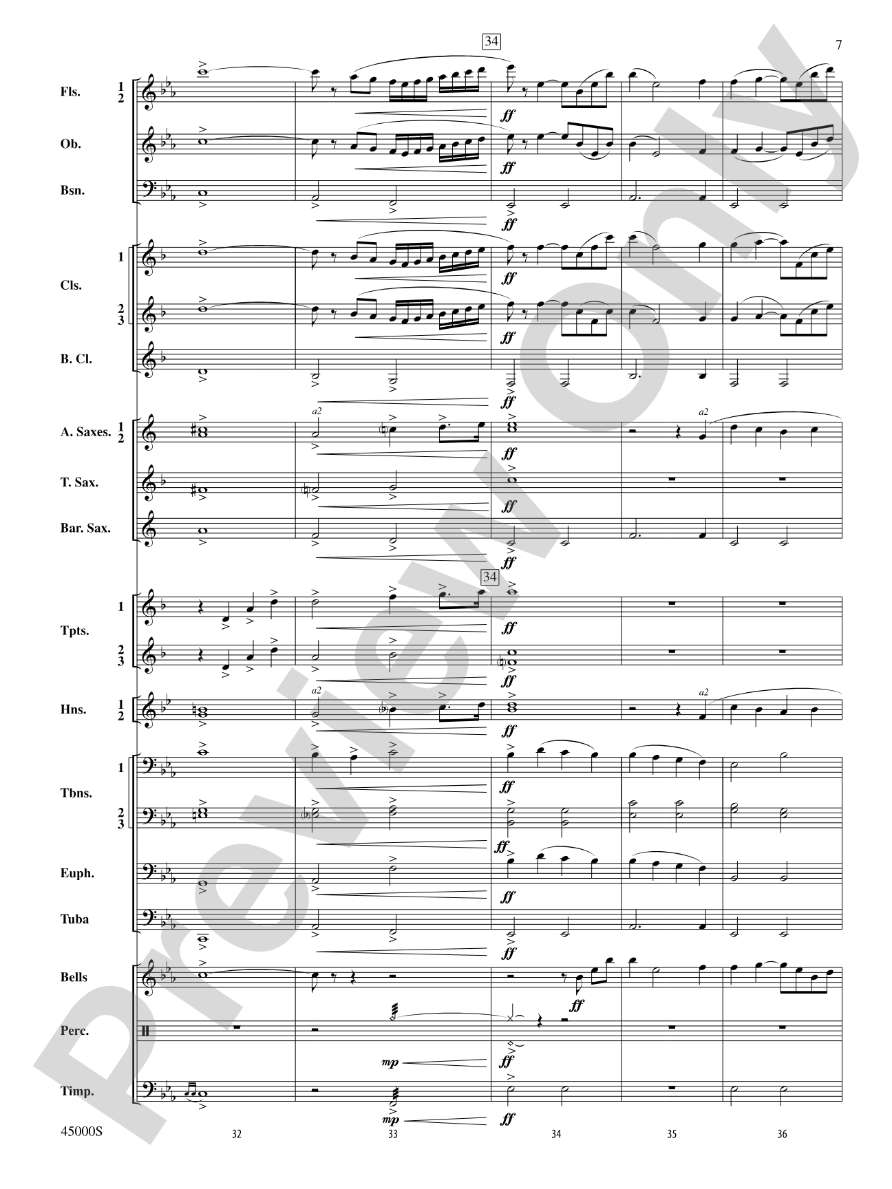 With Every Sunrise: Concert Band Conductor Score & Parts