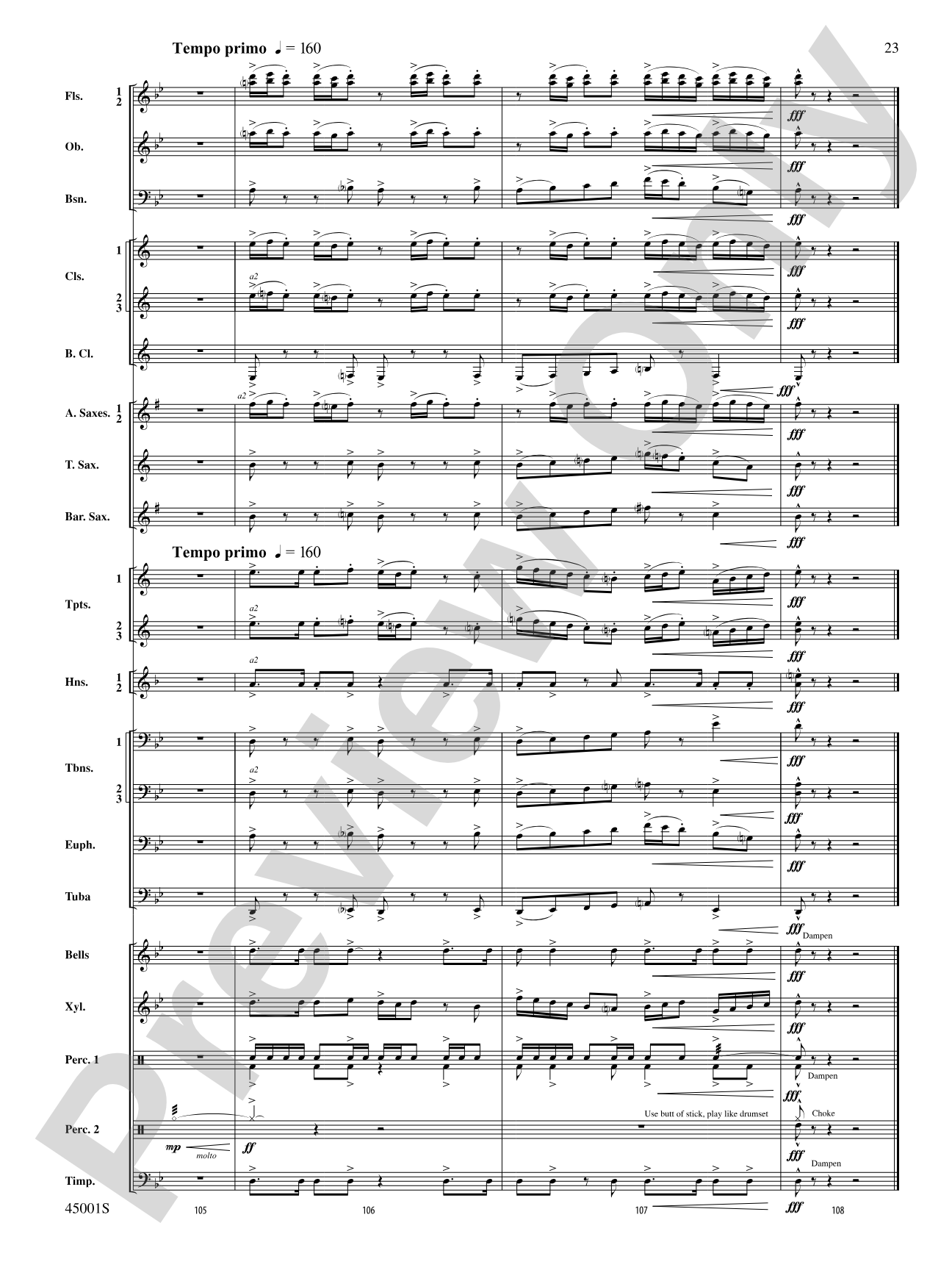 Rephrygeration: Concert Band Conductor Score & Parts
