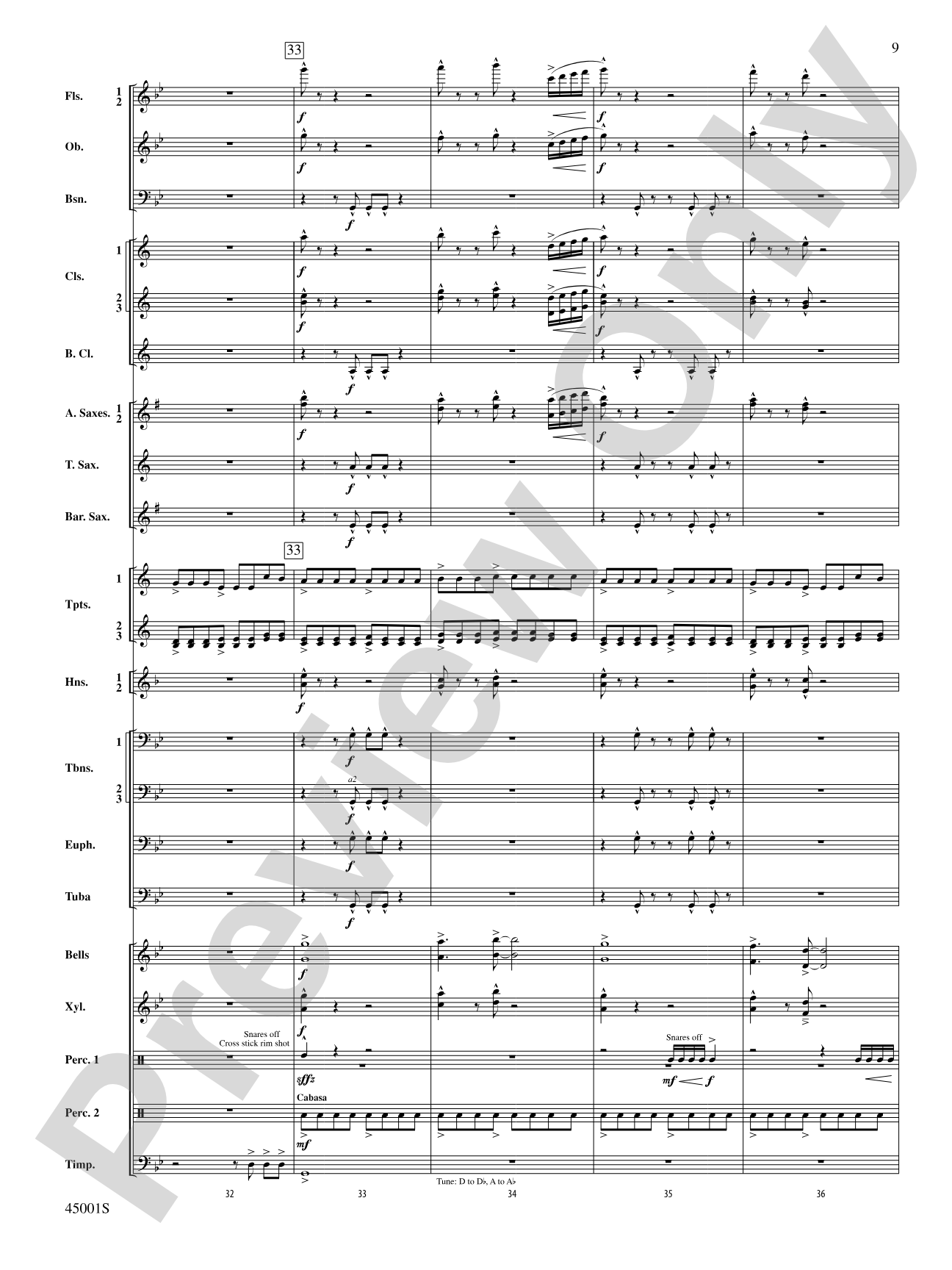 Rephrygeration: Concert Band Conductor Score & Parts