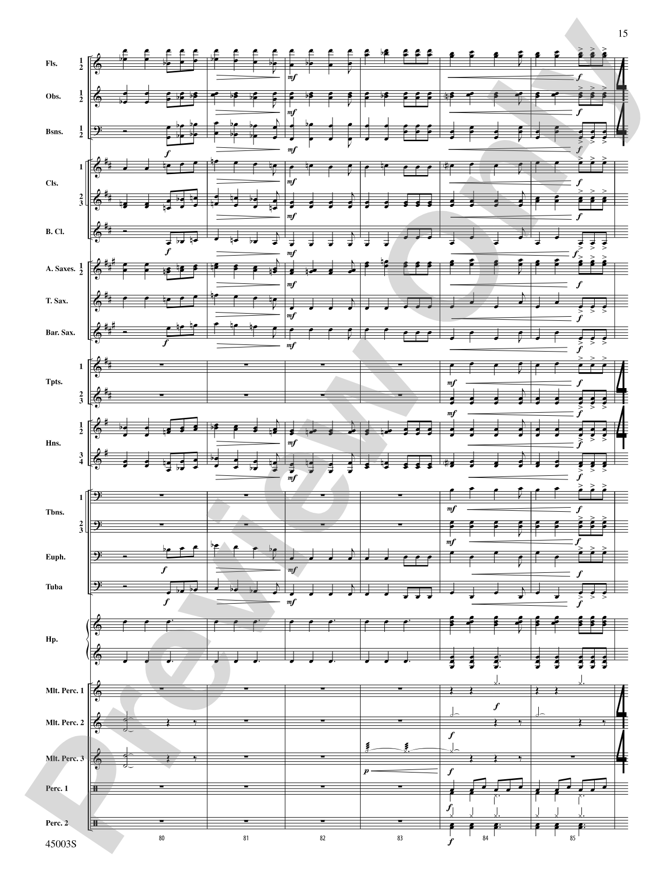 Volatus: Concert Band Conductor Score & Parts