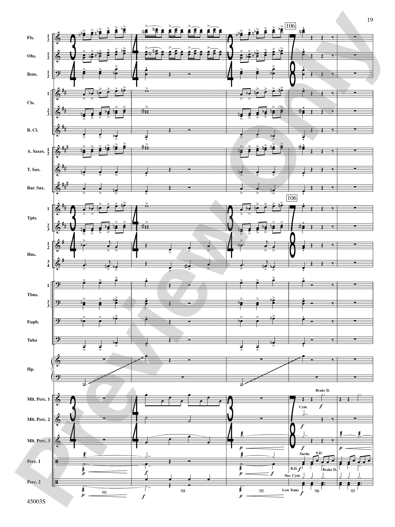 Volatus: Concert Band Conductor Score & Parts