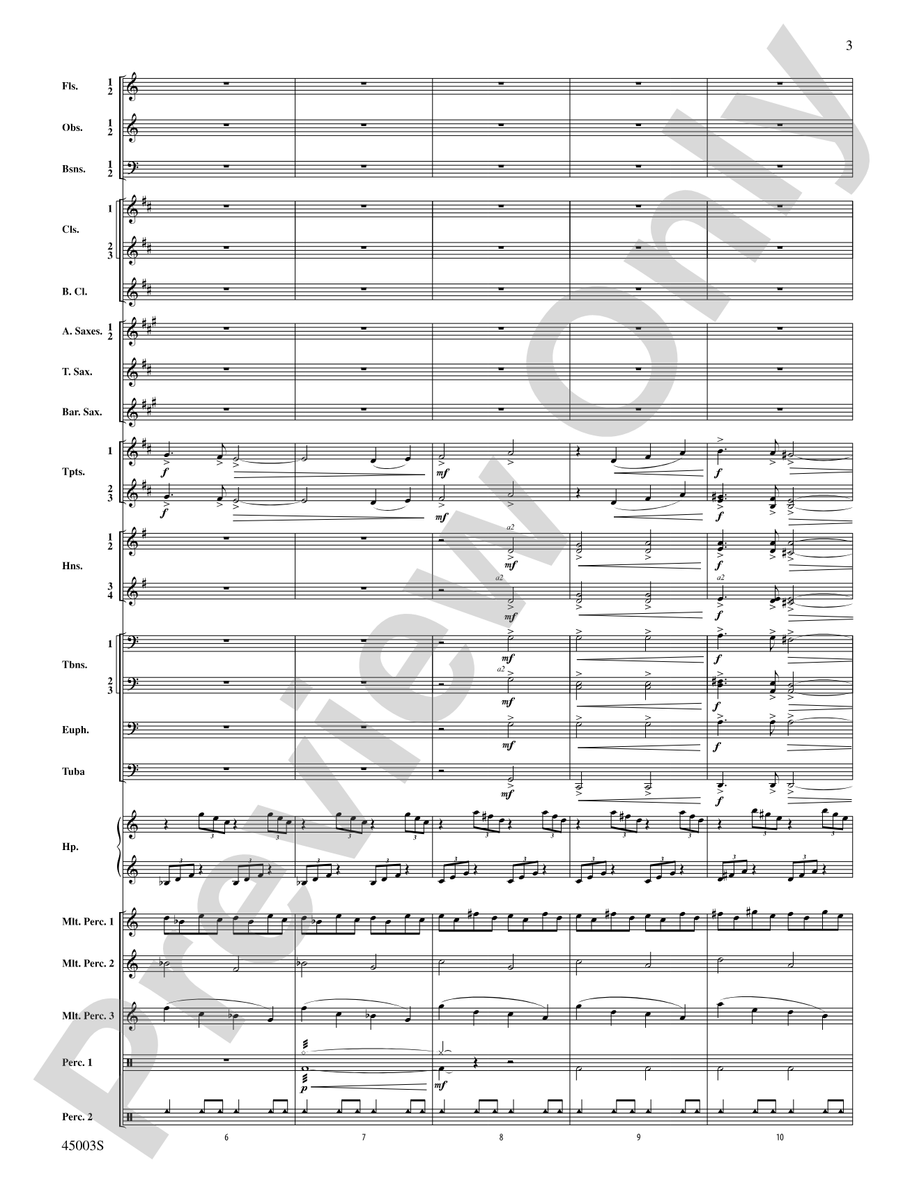 Volatus: Concert Band Conductor Score & Parts