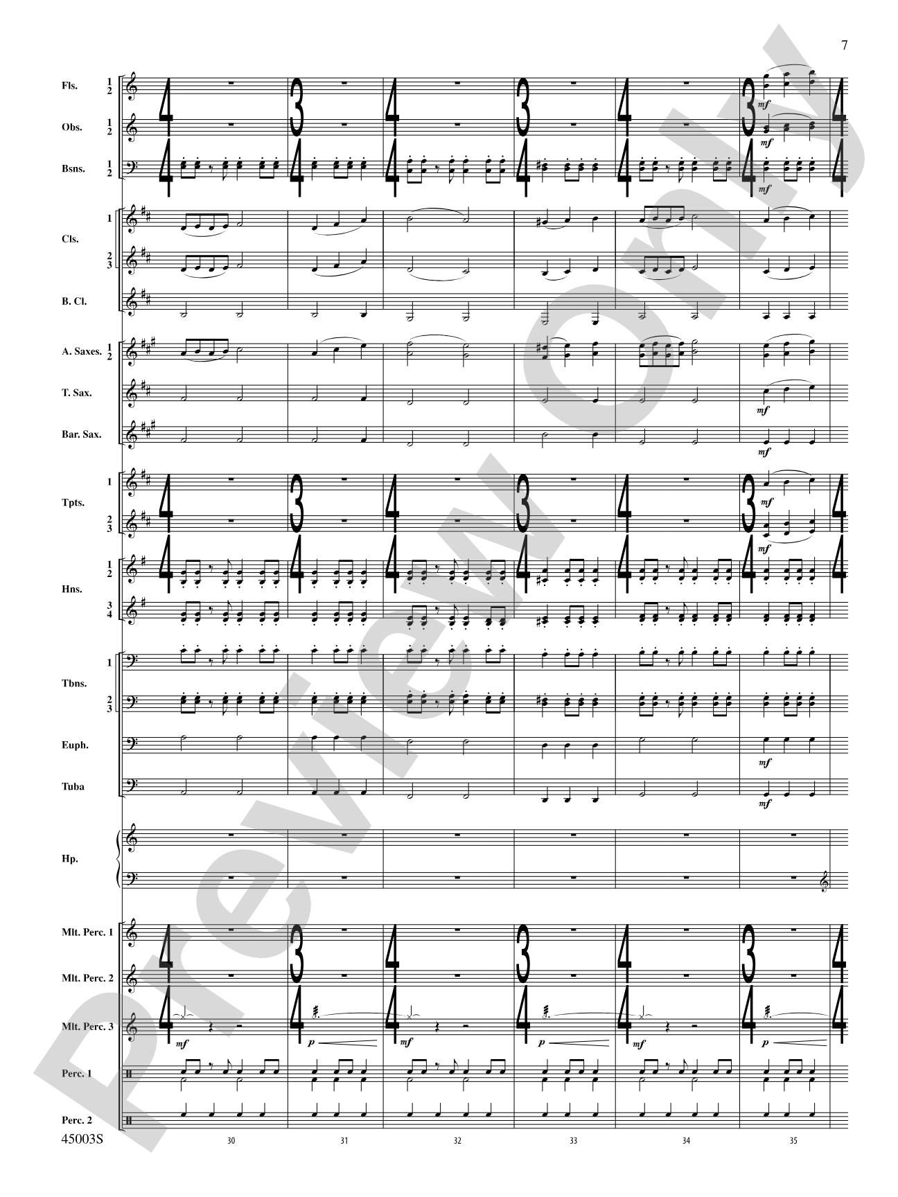 Volatus: Concert Band Conductor Score & Parts