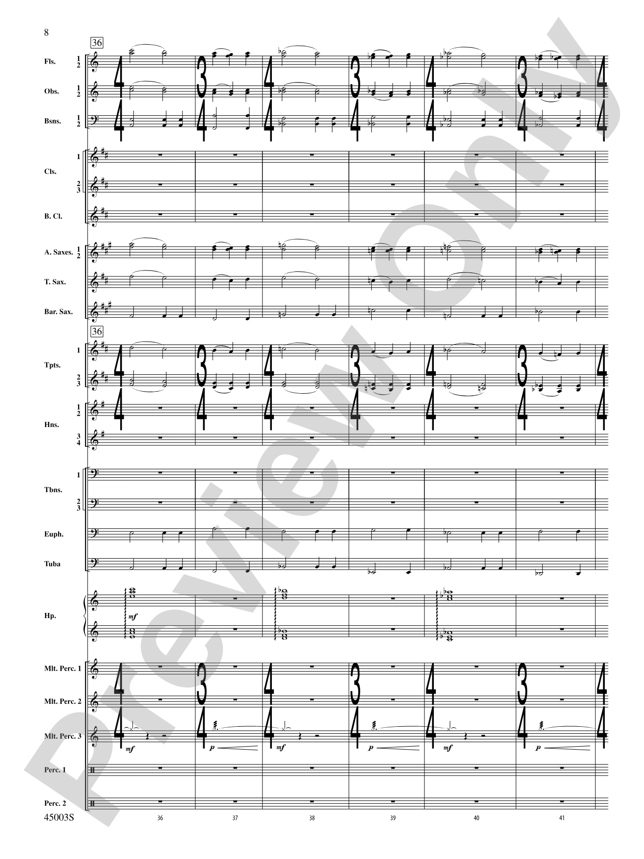 Volatus: Concert Band Conductor Score & Parts