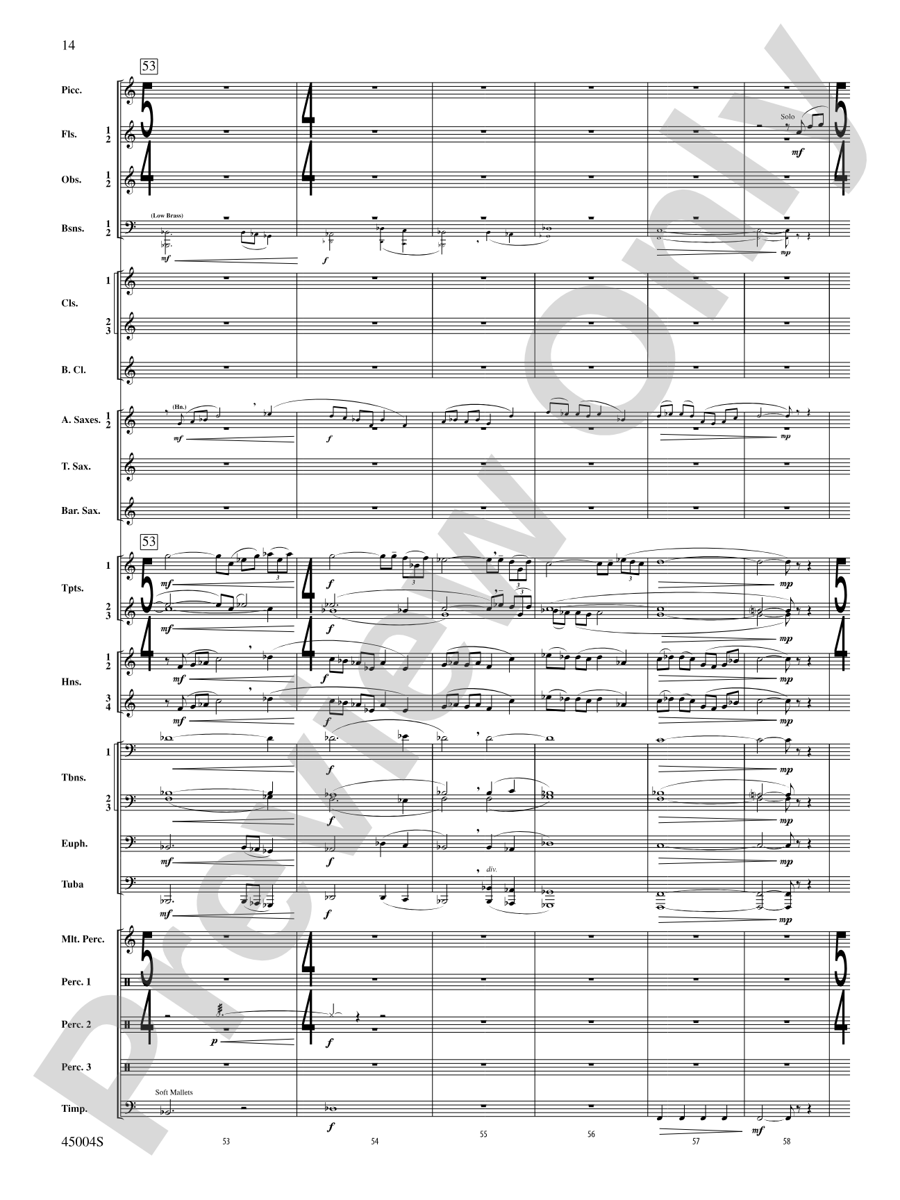 Red Rock Mountain: Concert Band Conductor Score & Parts