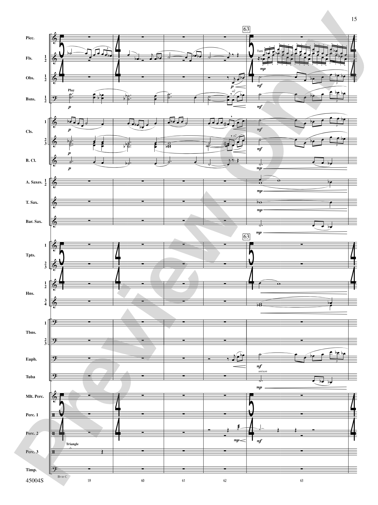Red Rock Mountain: Concert Band Conductor Score & Parts
