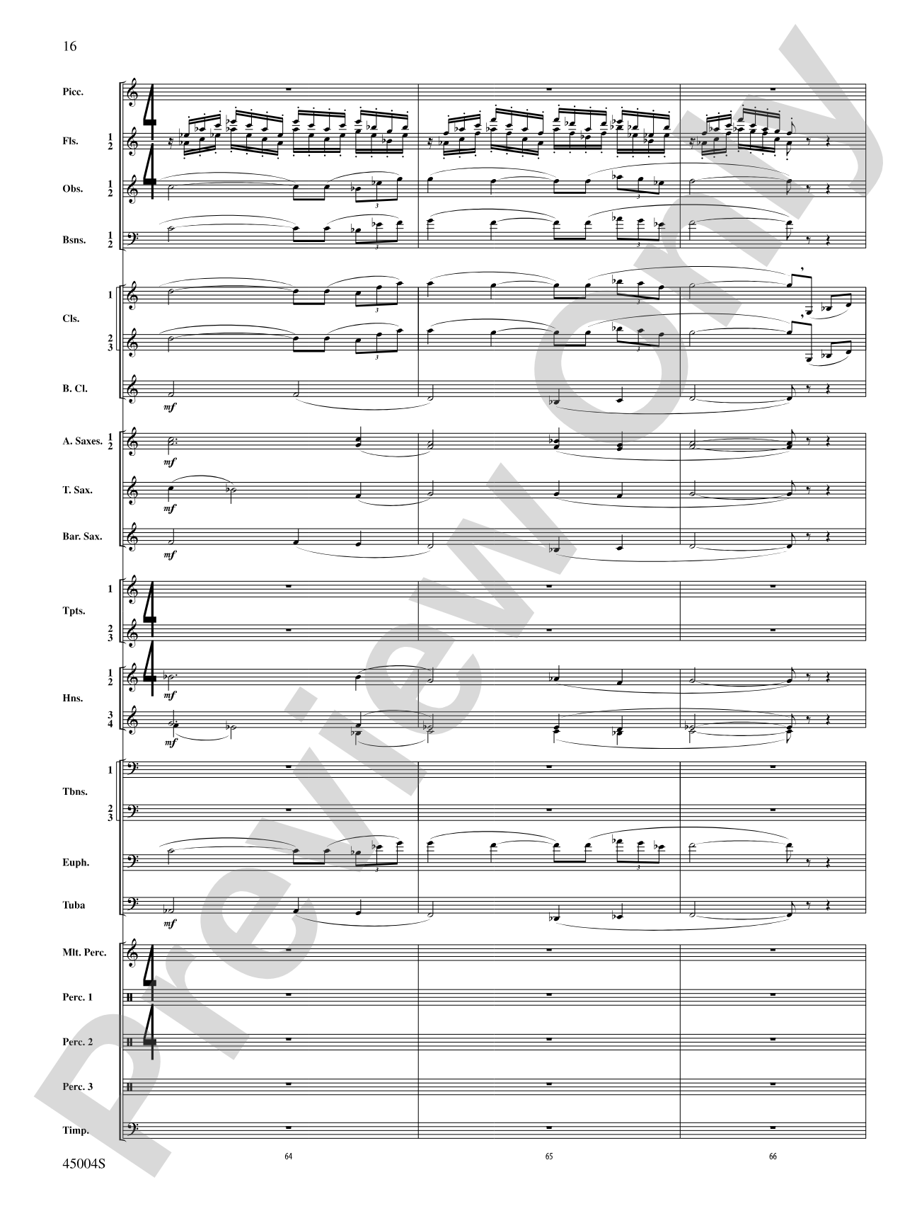 Red Rock Mountain: Concert Band Conductor Score & Parts
