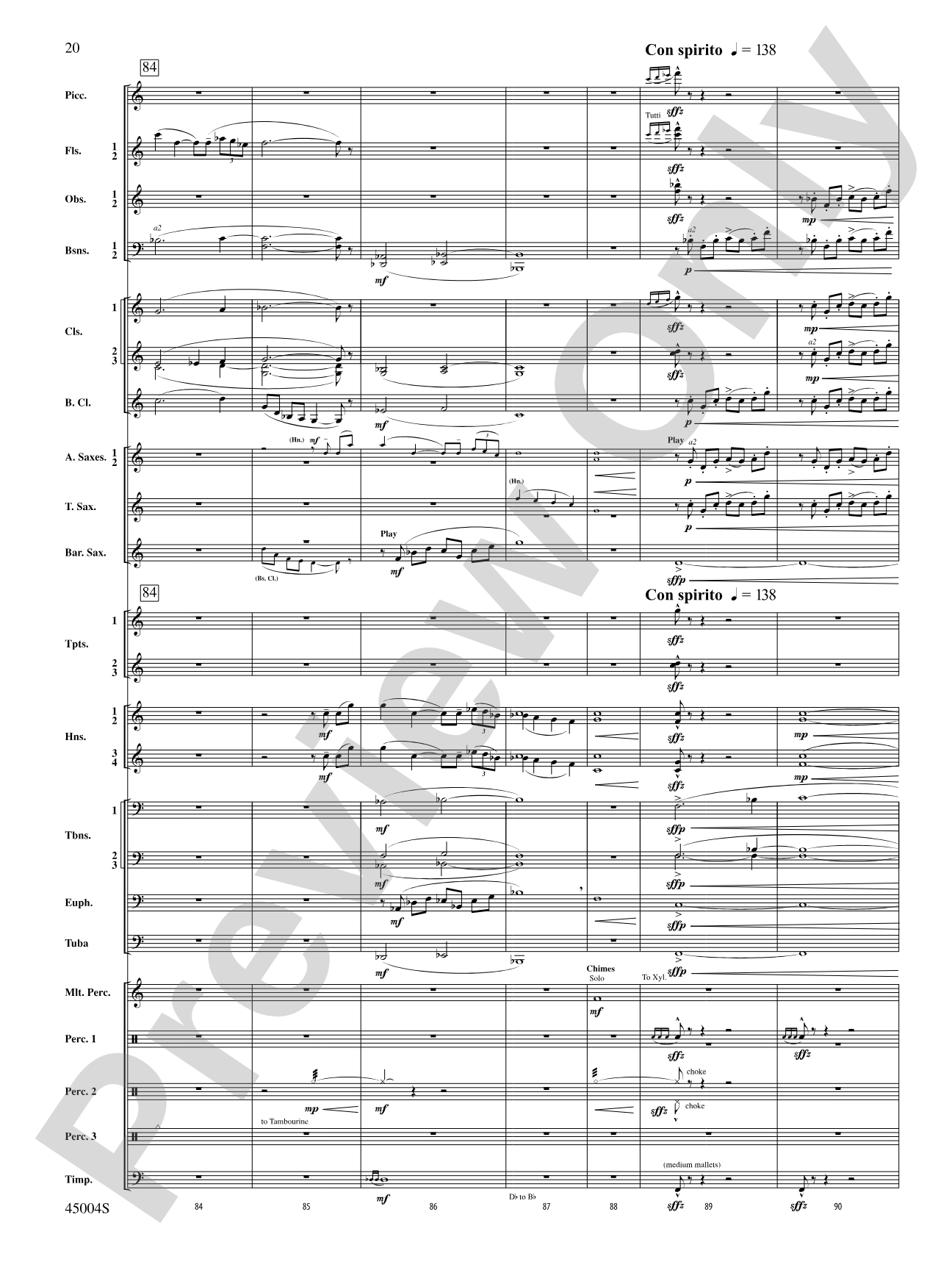 Red Rock Mountain: Concert Band Conductor Score & Parts