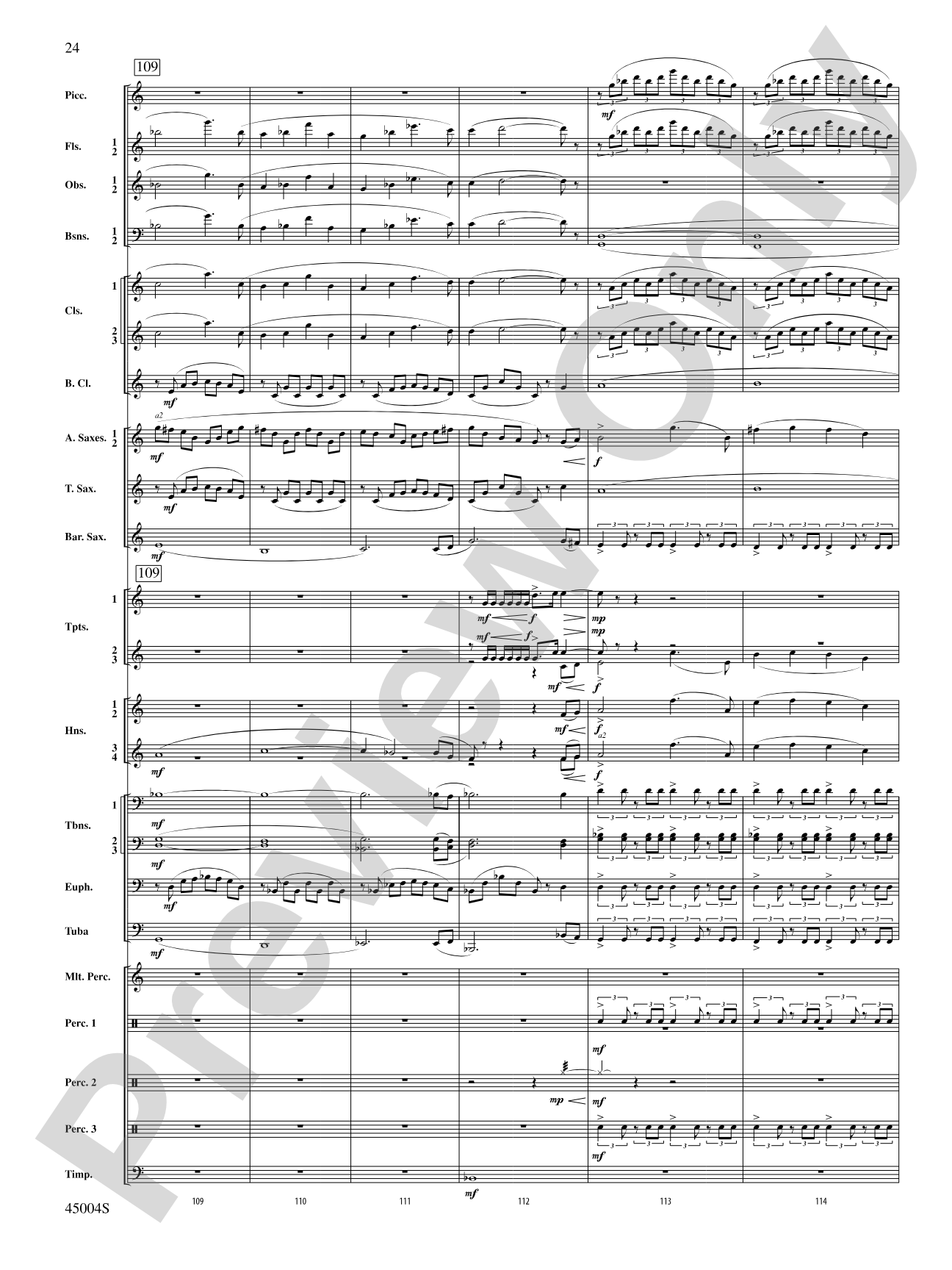 Red Rock Mountain: Concert Band Conductor Score & Parts