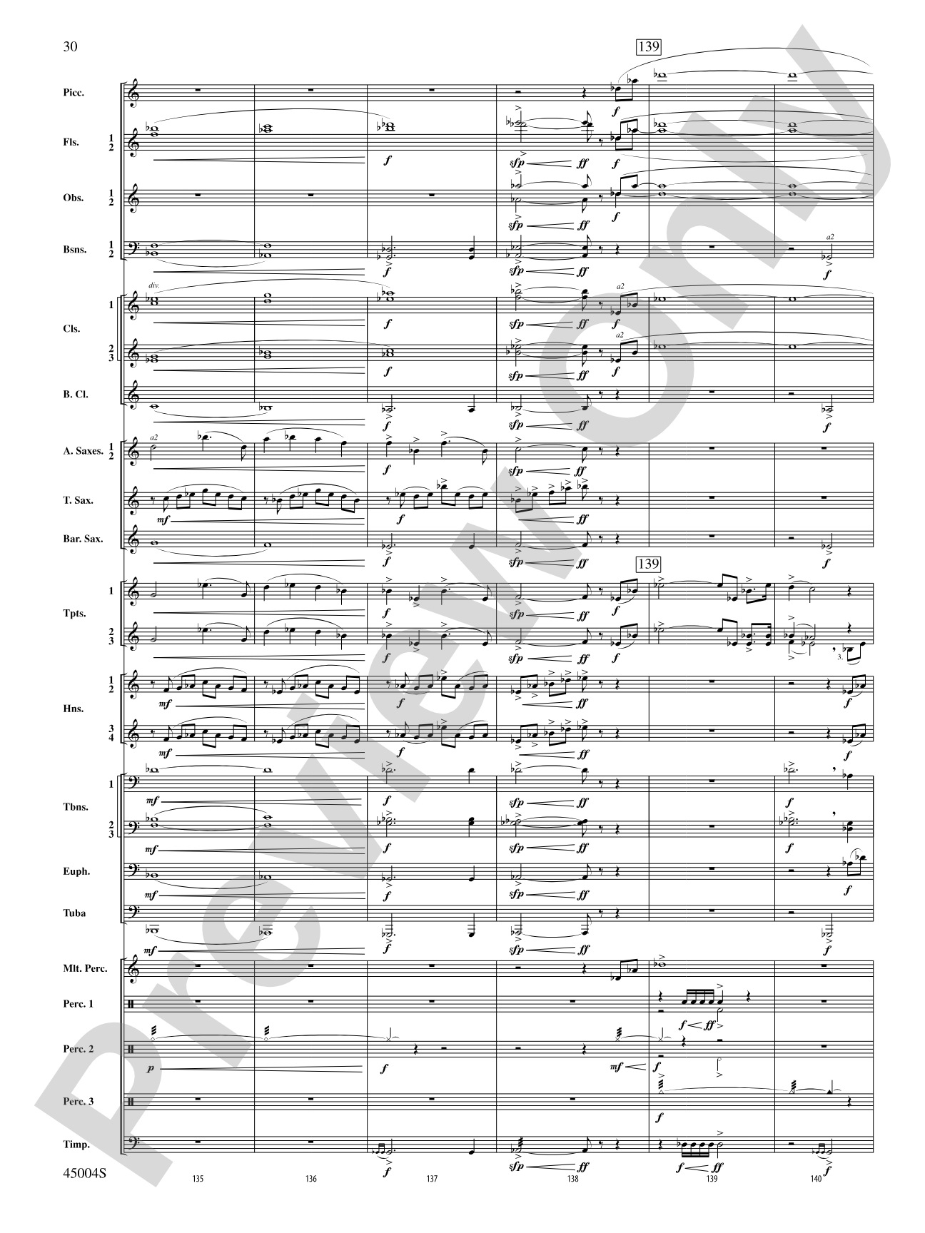 Red Rock Mountain: Concert Band Conductor Score & Parts