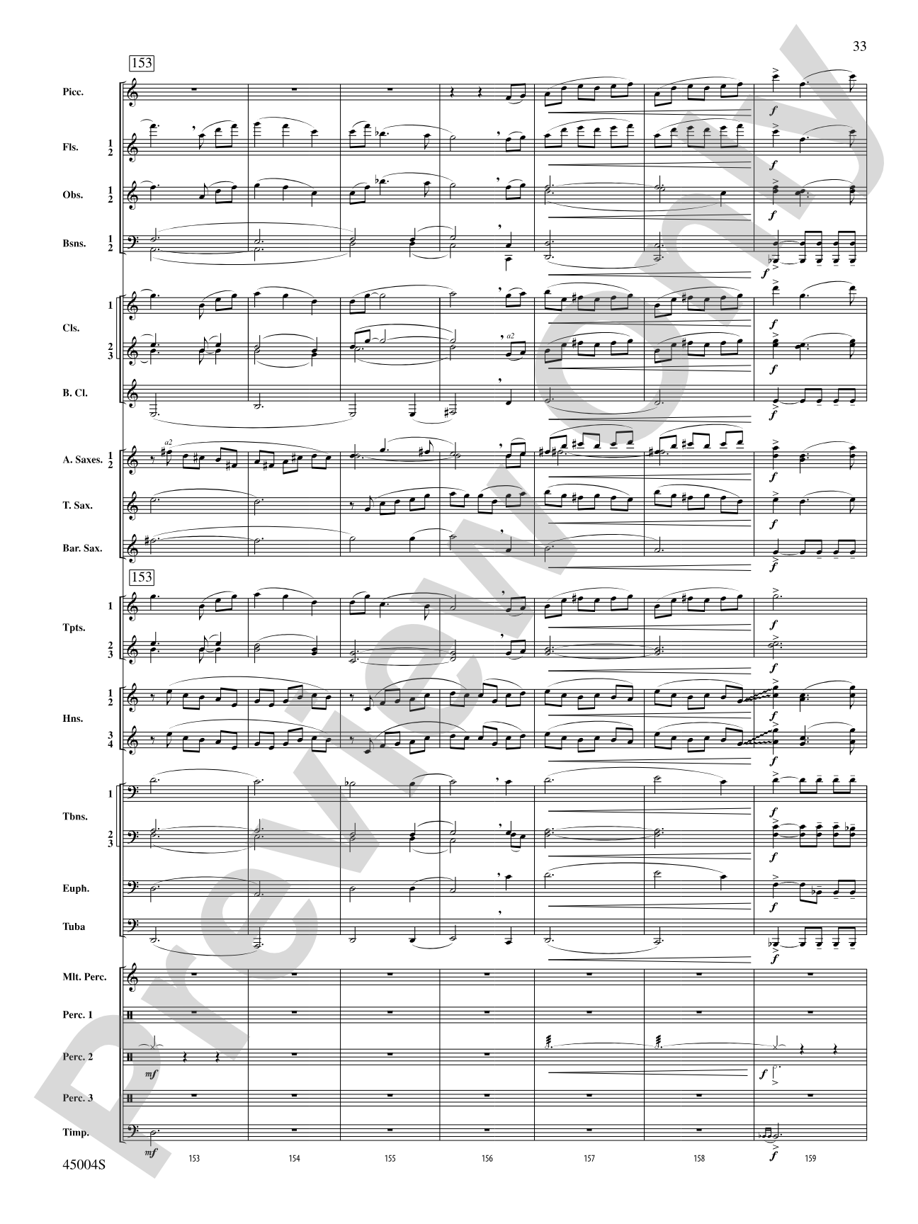 Red Rock Mountain: Concert Band Conductor Score & Parts