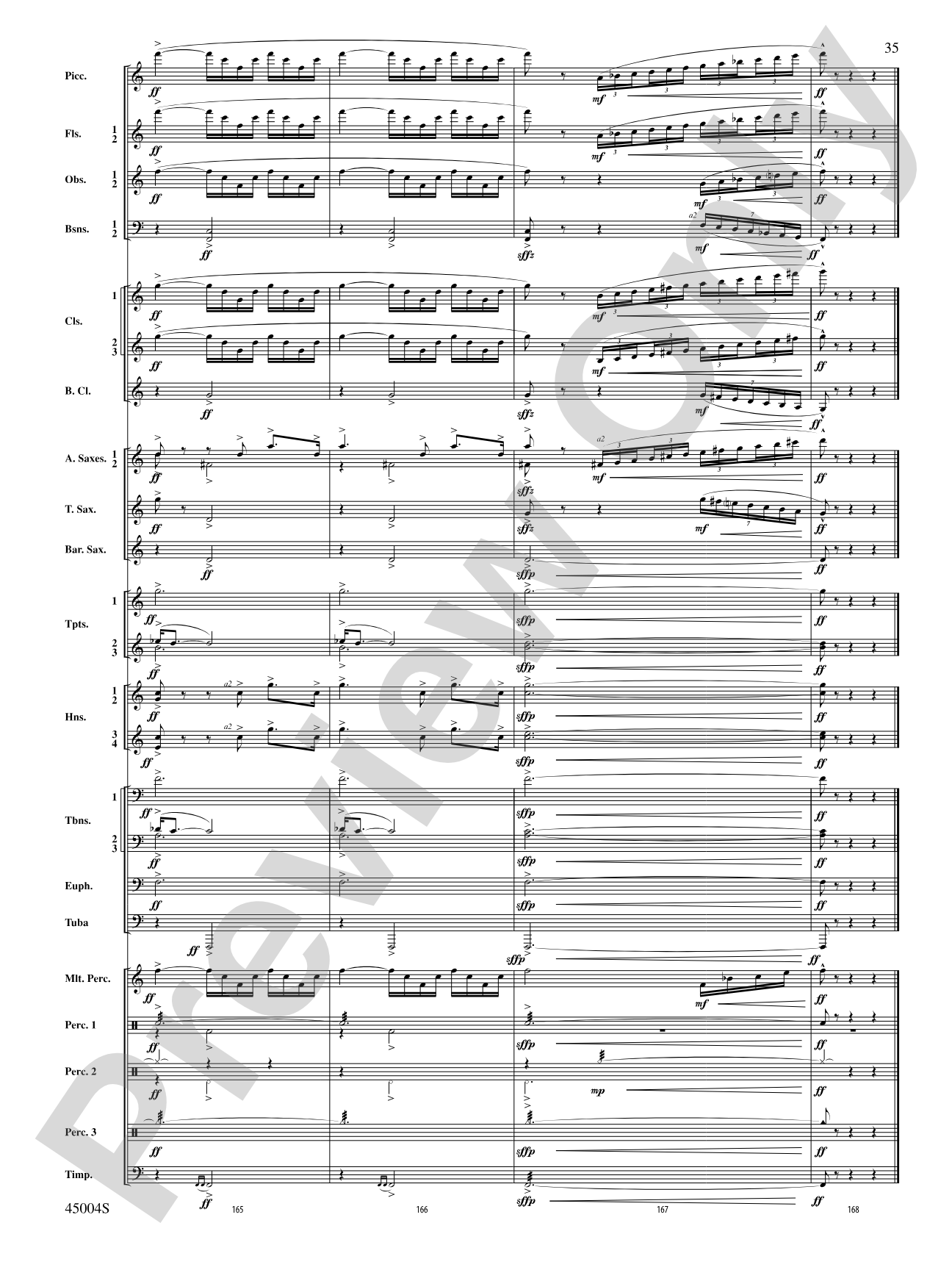 Red Rock Mountain: Concert Band Conductor Score & Parts