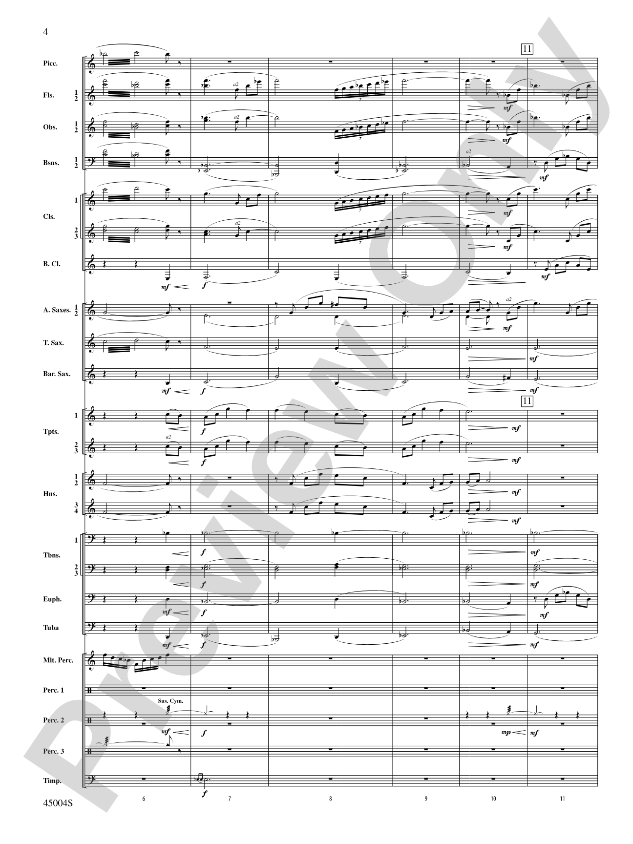 Red Rock Mountain: Concert Band Conductor Score & Parts