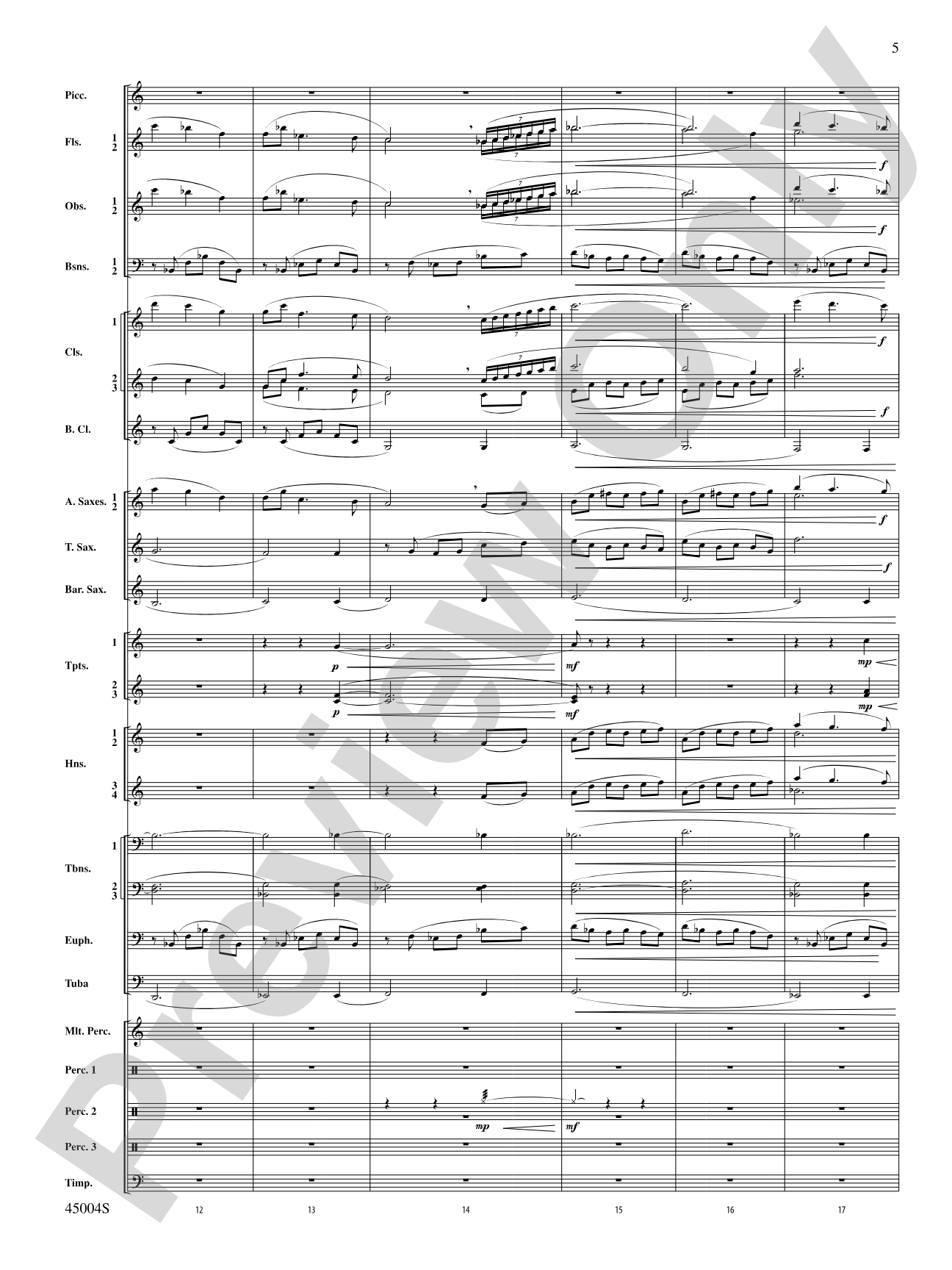 Red Rock Mountain: Concert Band Conductor Score & Parts