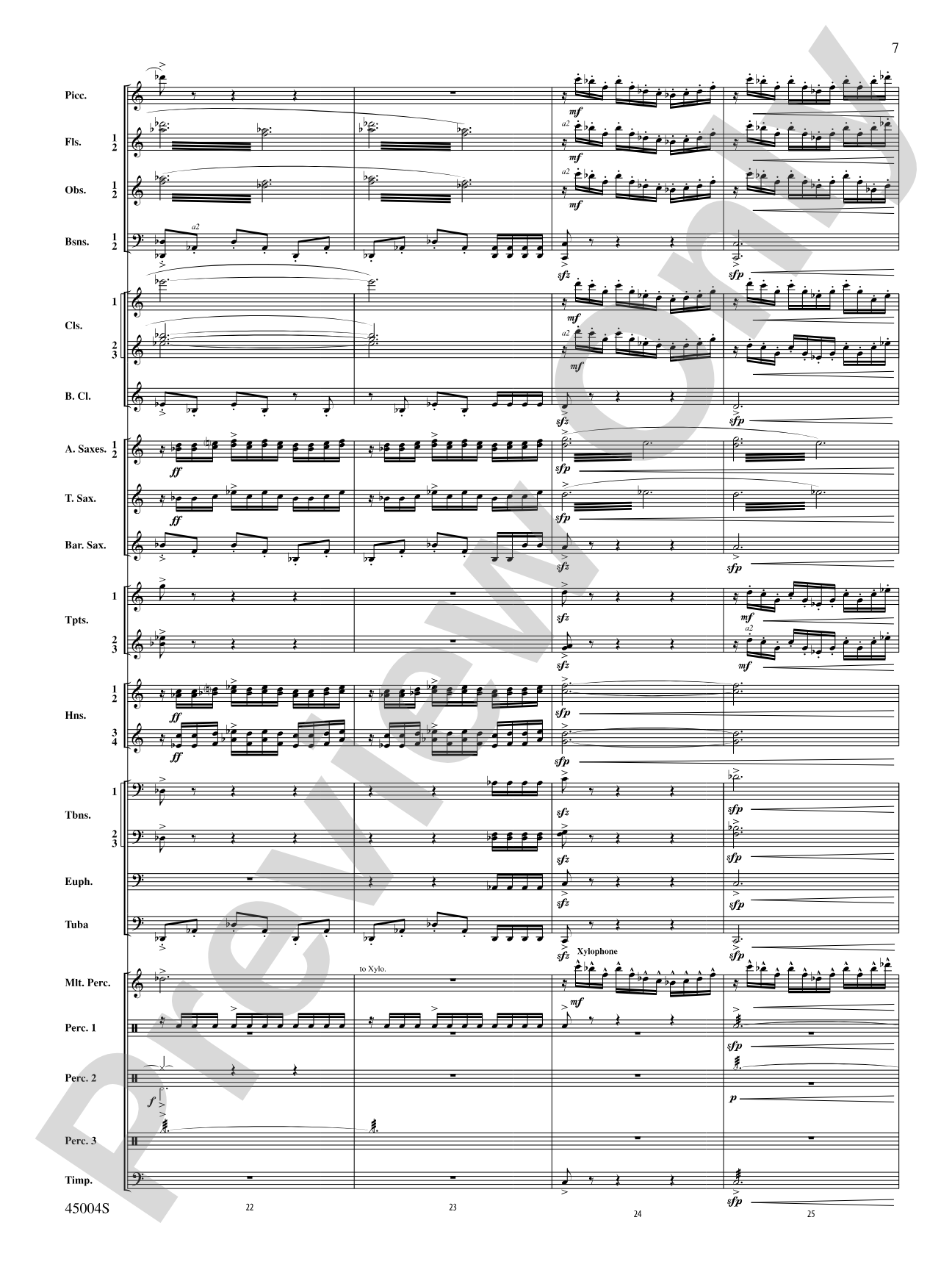 Red Rock Mountain: Concert Band Conductor Score & Parts